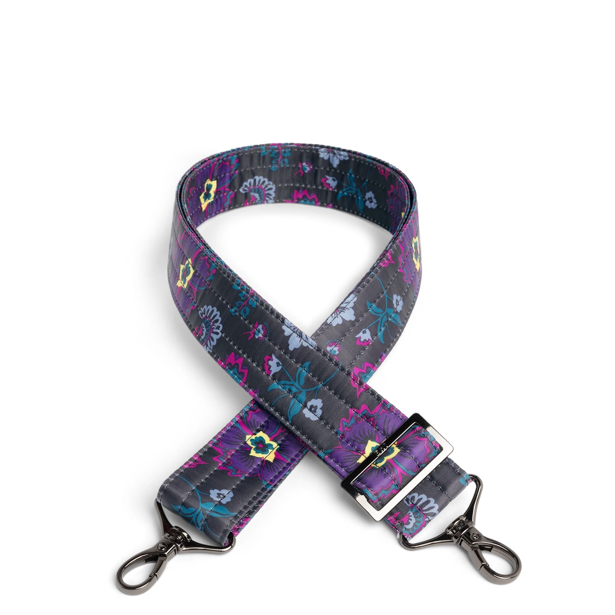 Adjustable Bag Strap - 1.5" - BOHO FLORAL BLACK - Strap1.5_Boho_Floral_Black-01_6de138cb-8a9a-40b0-a09f-6ef79ddc8e51