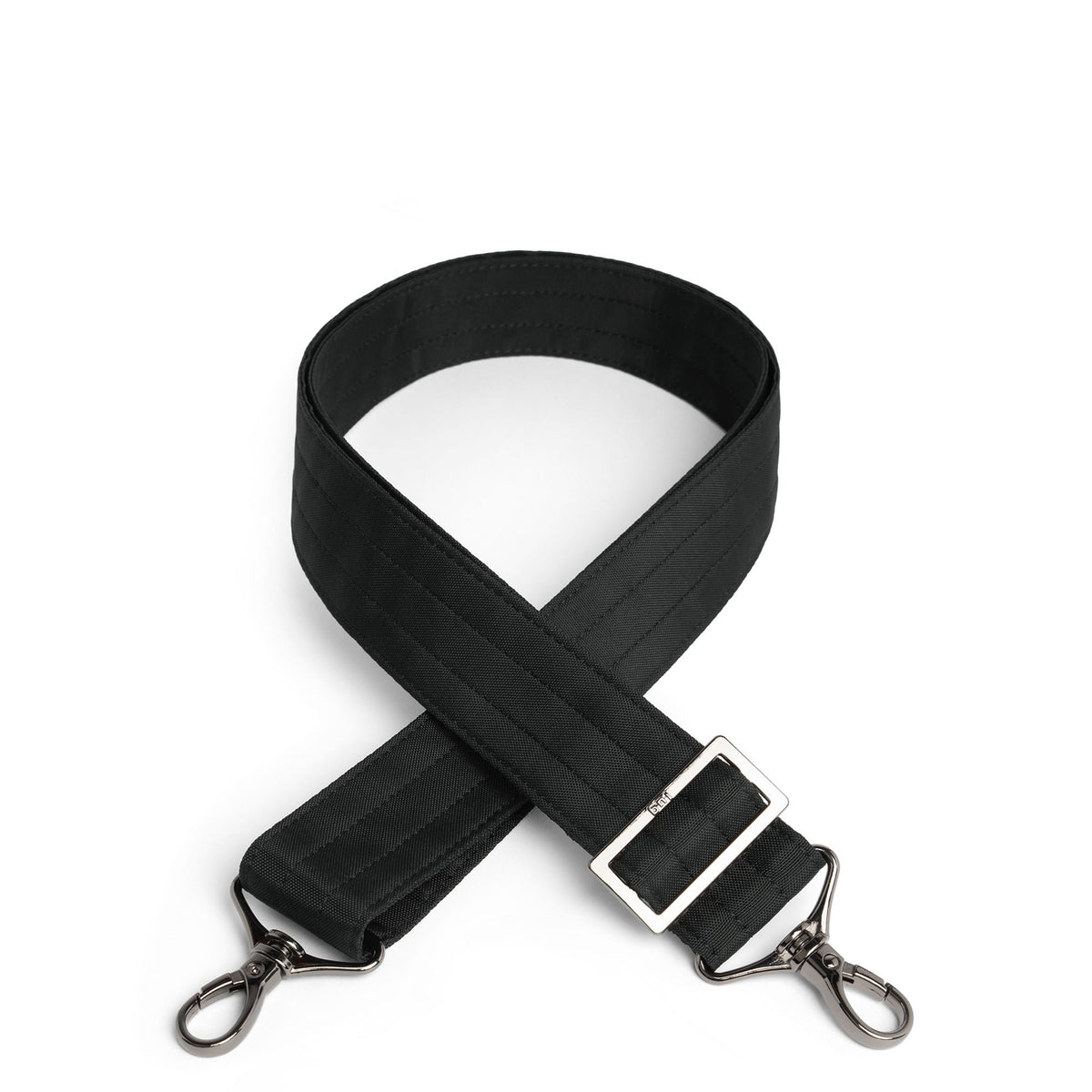 Adjustable Bag Strap - 1.5&quot; - BRUSHED BLACK - Strap1.5_Brushed_Black_01