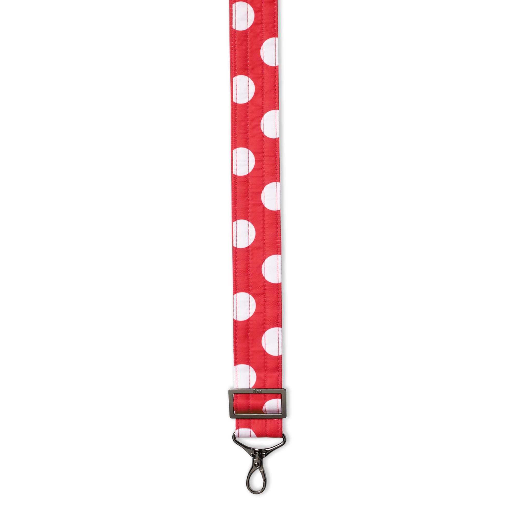 Adjustable Bag Strap - 1.5" - CRIMSON LARGE DOT - Strap1.5_Crimson_Lg_Dot-02
