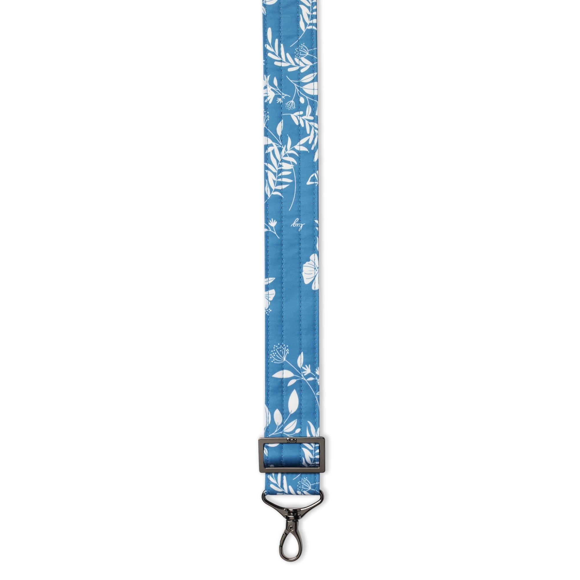 Adjustable Bag Strap - 1.5" - FLOURISH BLUE - Strap1.5_Flourish_Blue-02
