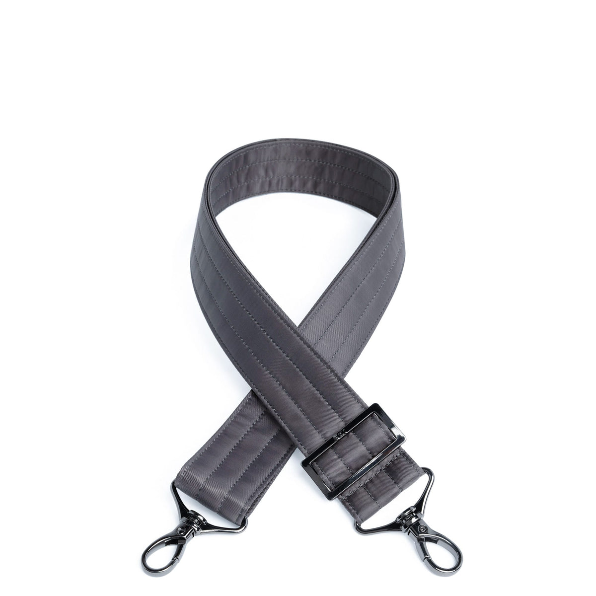 Adjustable Bag Strap - 1.5&quot; - GUNMETAL GREY - Strap1.5_Gunmetal_Grey_01