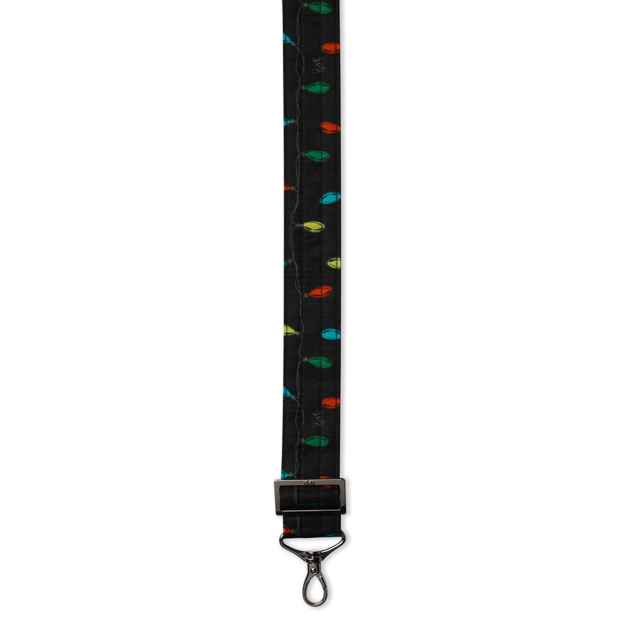 Adjustable Bag Strap - 1.5" - LIGHTS BLACK - Strap1.5_Lights_Black_02