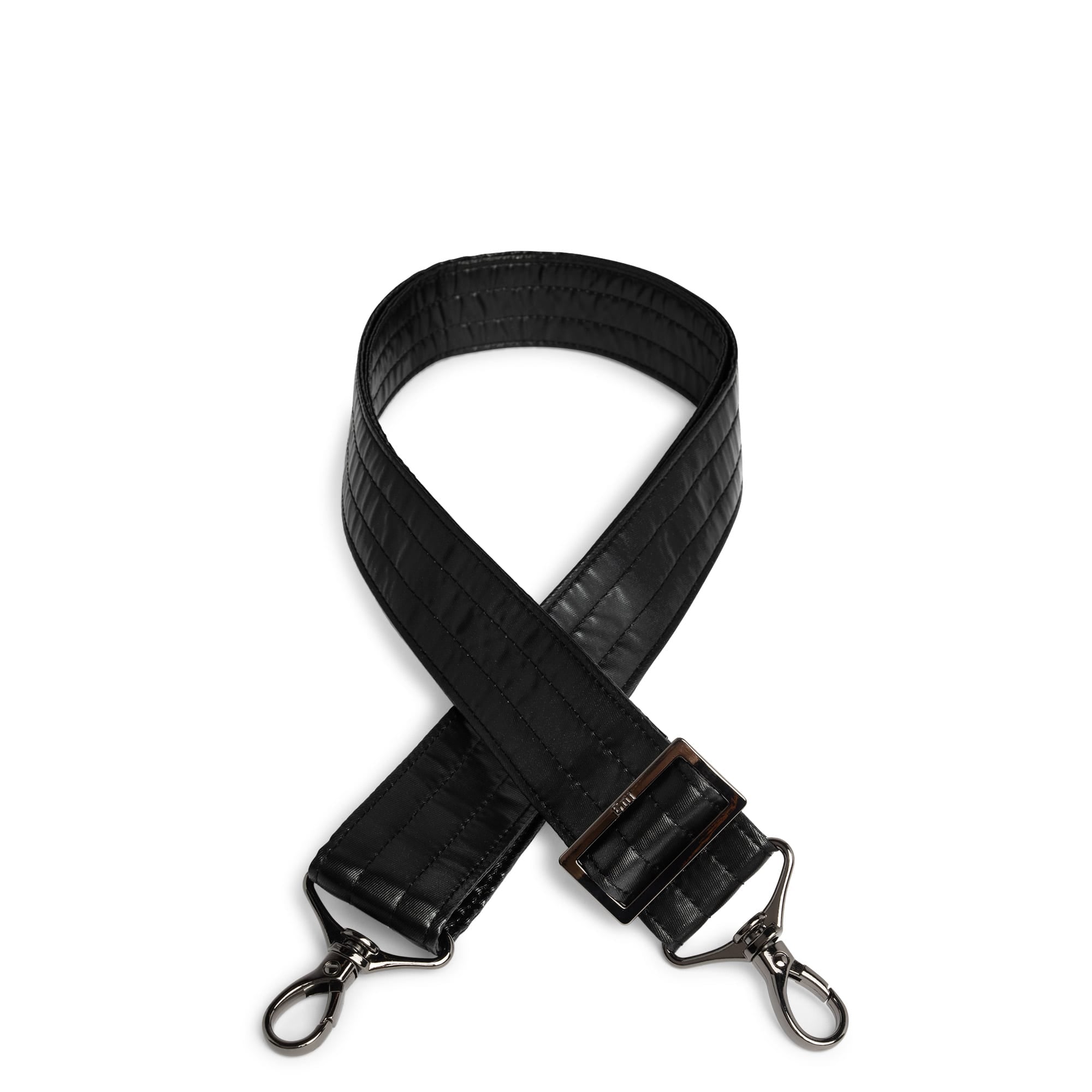 Adjustable Bag Strap - 1.5" - METALLIC BLACK - Strap1.5_Metallic_Black_01