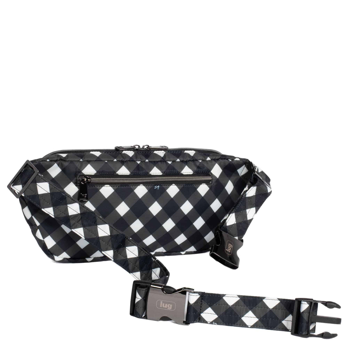 Strap Extender - 1.5&quot; - GINGHAM BLACK - StrapExtender_GinghamBlack_02_gwwo15