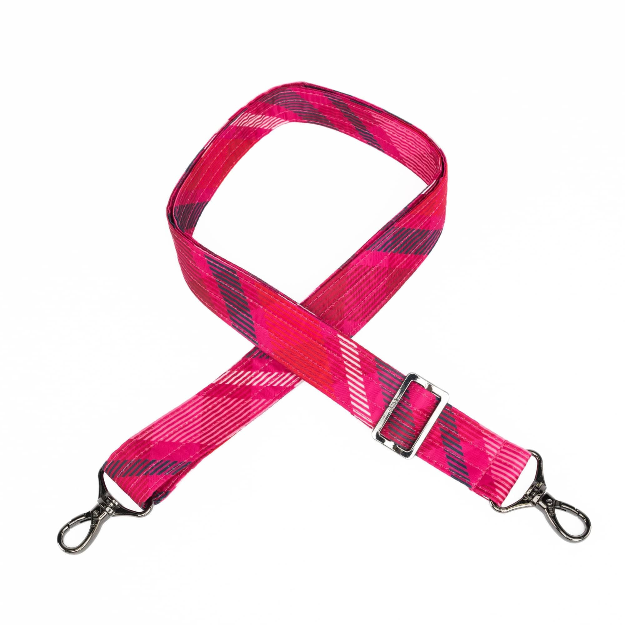 Adjustable Classic Bag Strap - 1.25" - BERRY PLAID - Strap_1.25_Classic_BerryPlaid_01