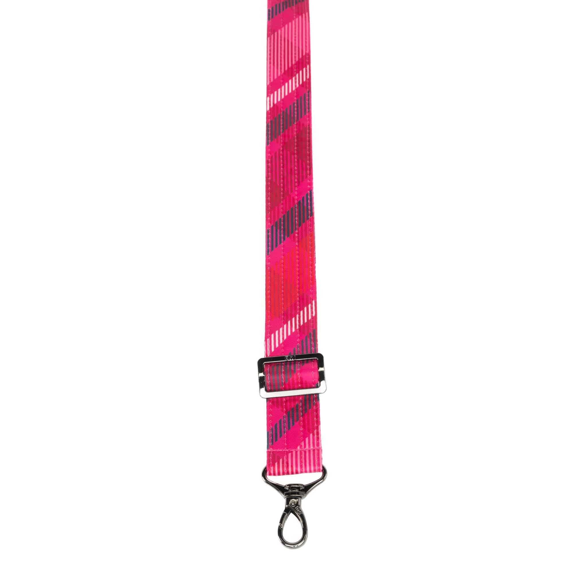 Adjustable Classic Bag Strap - 1.25" - BERRY PLAID - Strap_1.25_Classic_BerryPlaid_02