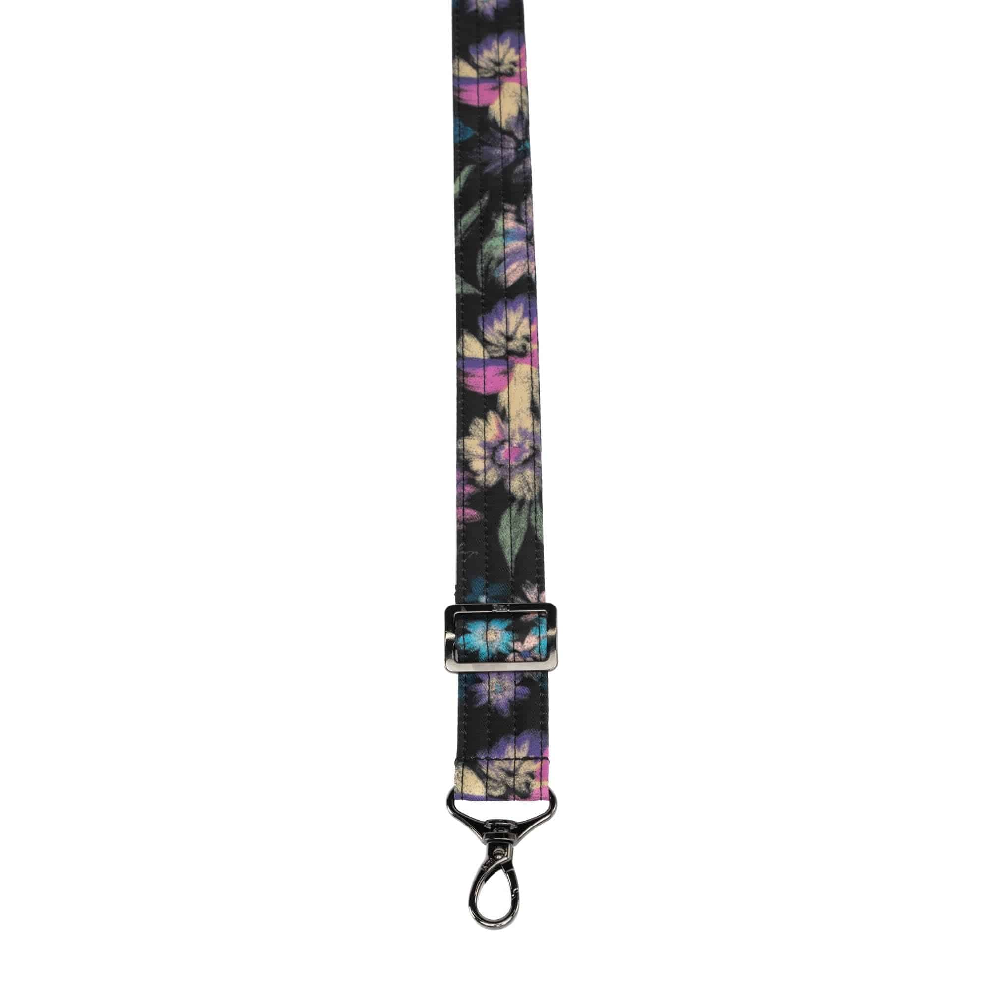 Adjustable Classic Bag Strap - 1.25" - BLOOM BLACK - Strap_1.25_Classic_BloomBlack_02