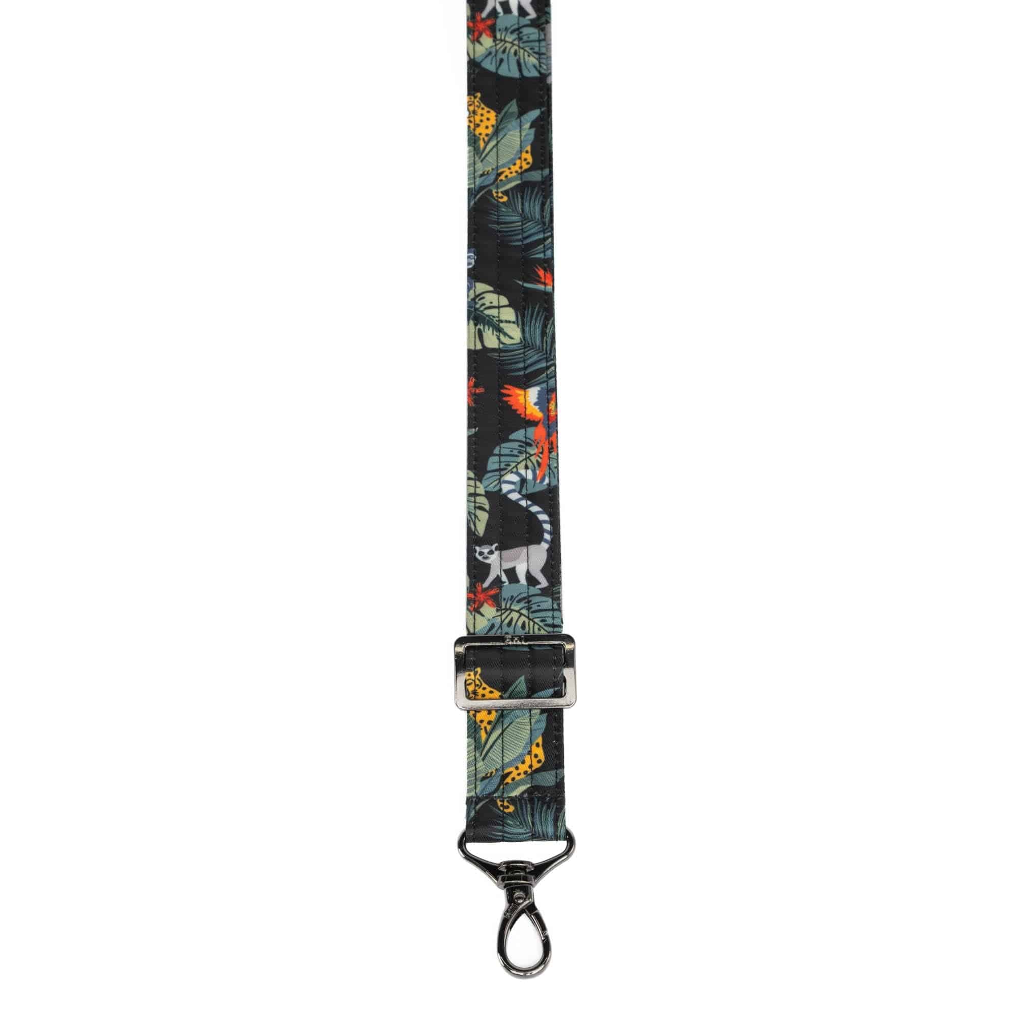 Adjustable Classic Bag Strap - 1.25" - WATERMELON - Strap_1.25_Classic_WildlifeBlack_02