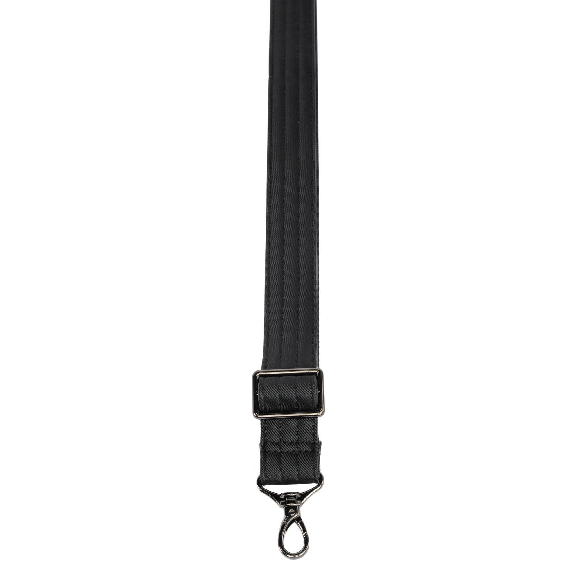 Adjustable Satin Luxe VL Bag Strap - 1.25" - BLACK - Strap_1.25_SatinLuxe_Black_02