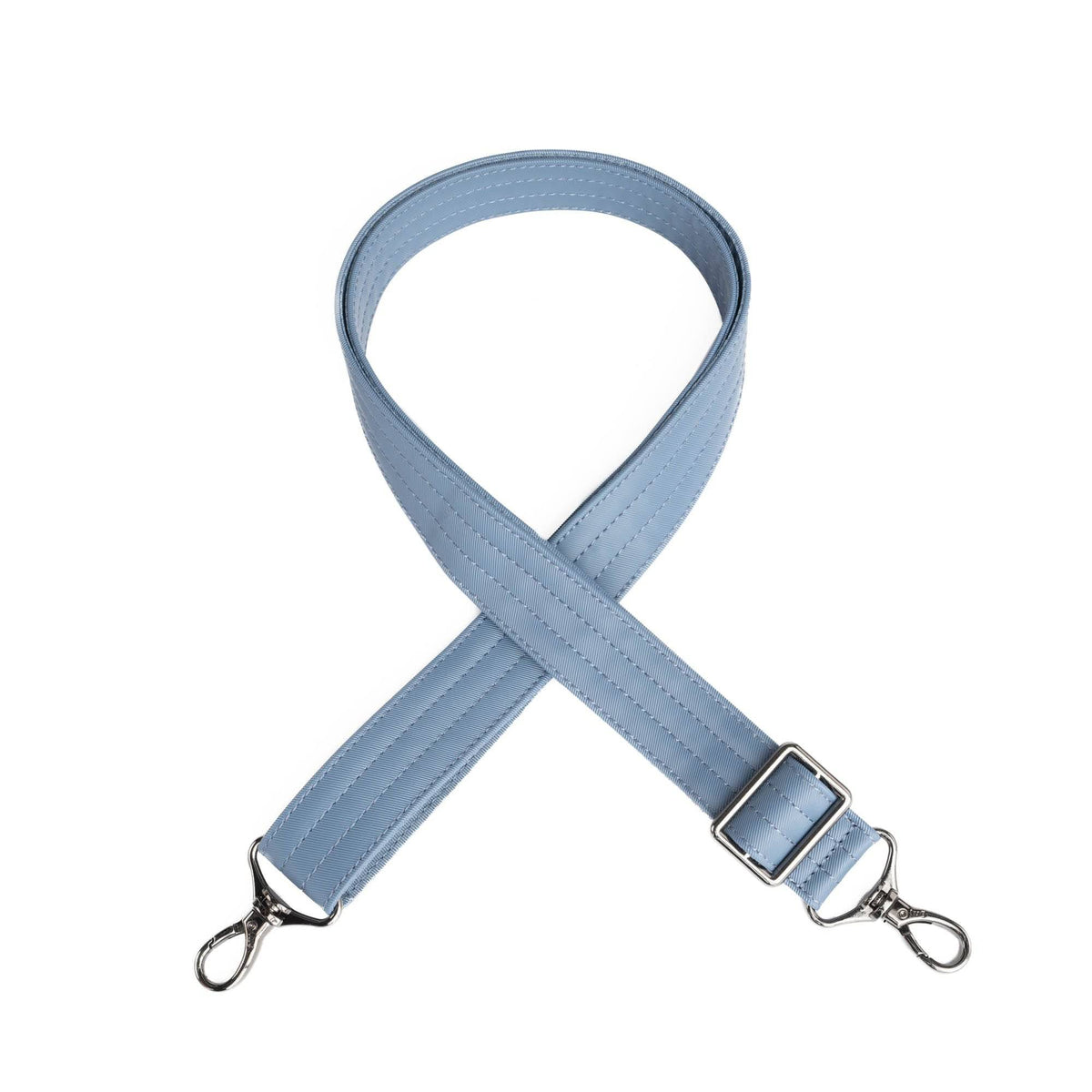 Adjustable Webbed Satin Luxe VL Bag Strap - 1.25&quot; - BLUE MOON - Strap_1.25_SatinLuxe_BlueMoon_01_webbed