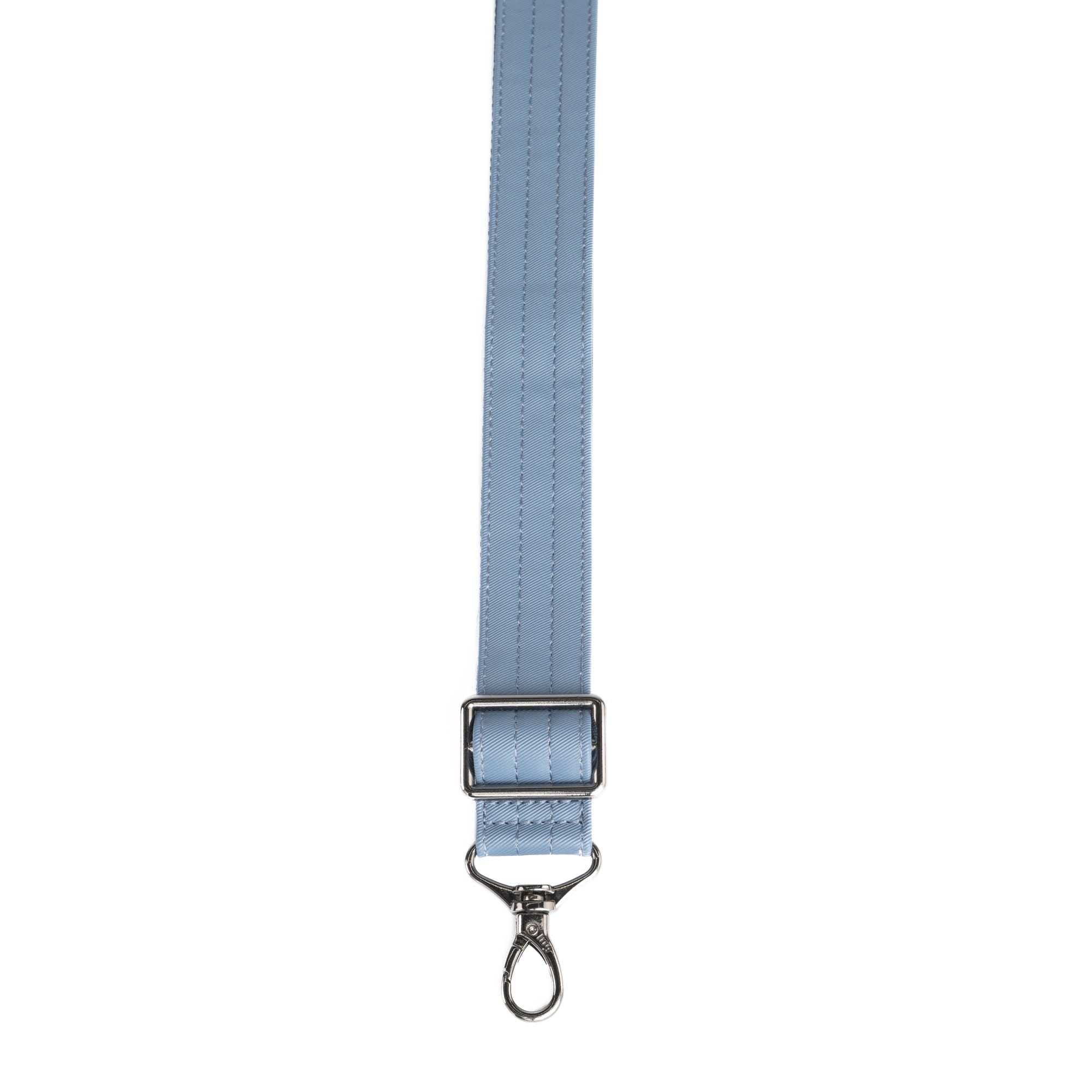 Adjustable Webbed Satin Luxe VL Bag Strap - 1.25" - BLUE MOON - Strap_1.25_SatinLuxe_BlueMoon_02_webbed