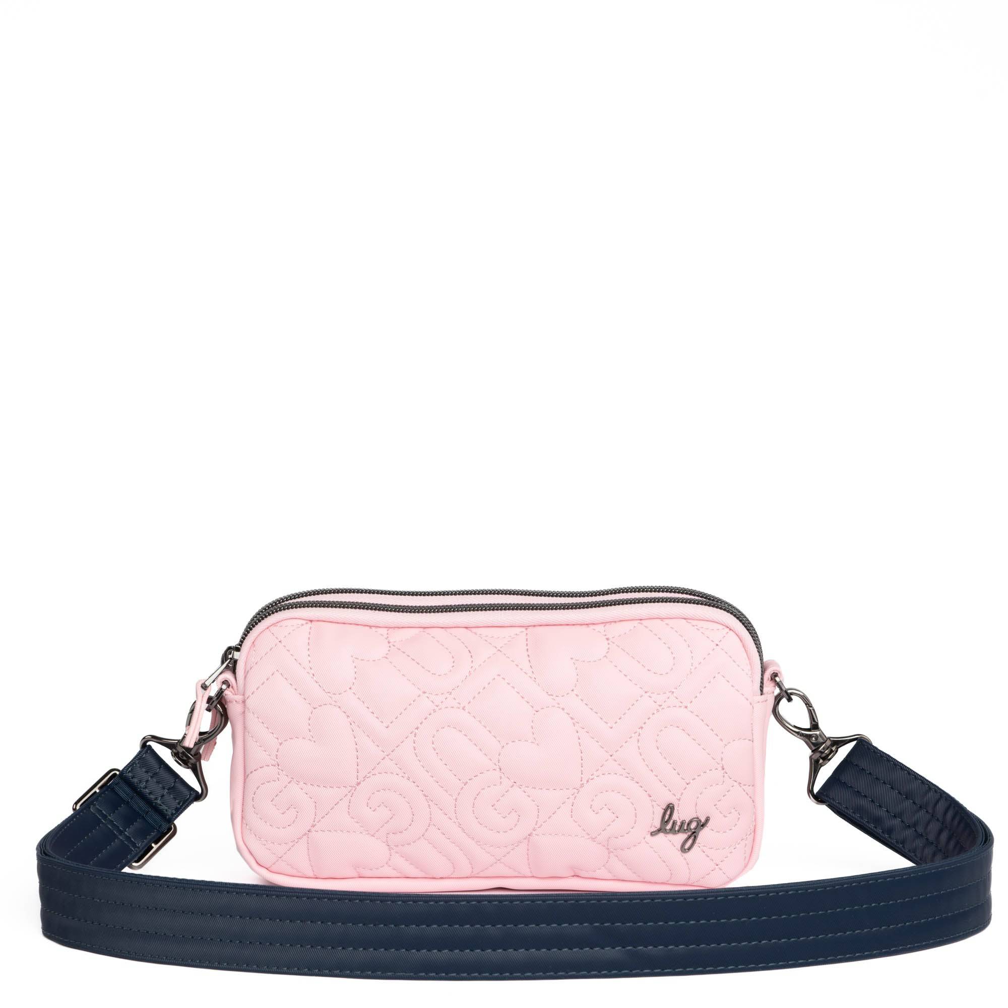 Adjustable Webbed Satin Luxe VL Bag Strap - 1.25" - INDIGO - Strap_1.25_SatinLuxe_Indigo_03_webbed