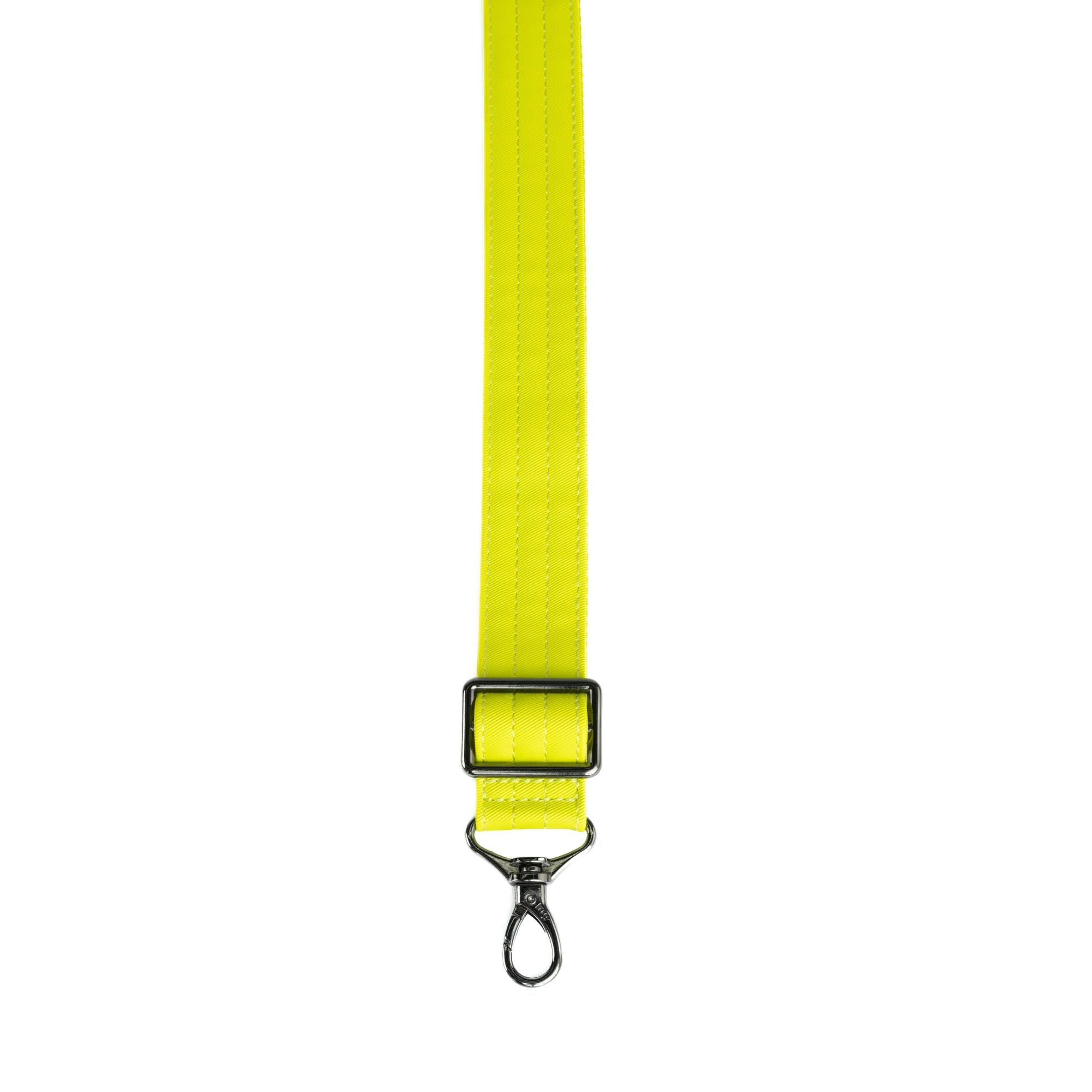 Adjustable Webbed Satin Luxe VL Bag Strap - 1.25" - LEMON LIME - Strap_1.25_SatinLuxe_LemonLime_02_webbed