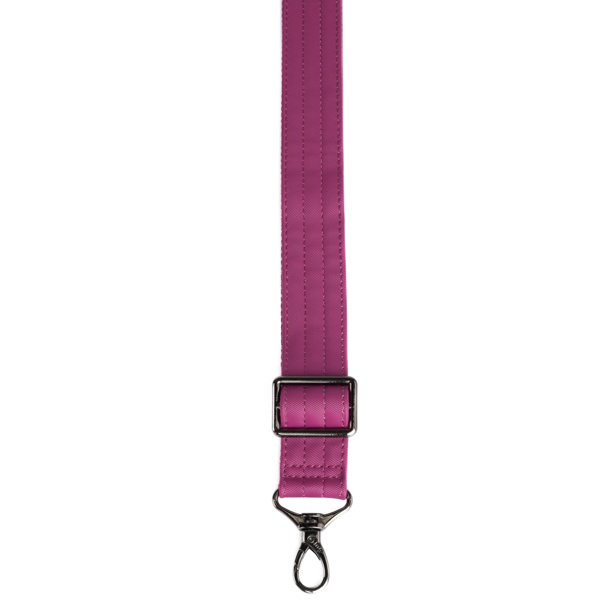 Adjustable Webbed Satin Luxe VL Bag Strap - 1.25" - ORCHID - Strap_1.25_SatinLuxe_Orchid_02_webbed