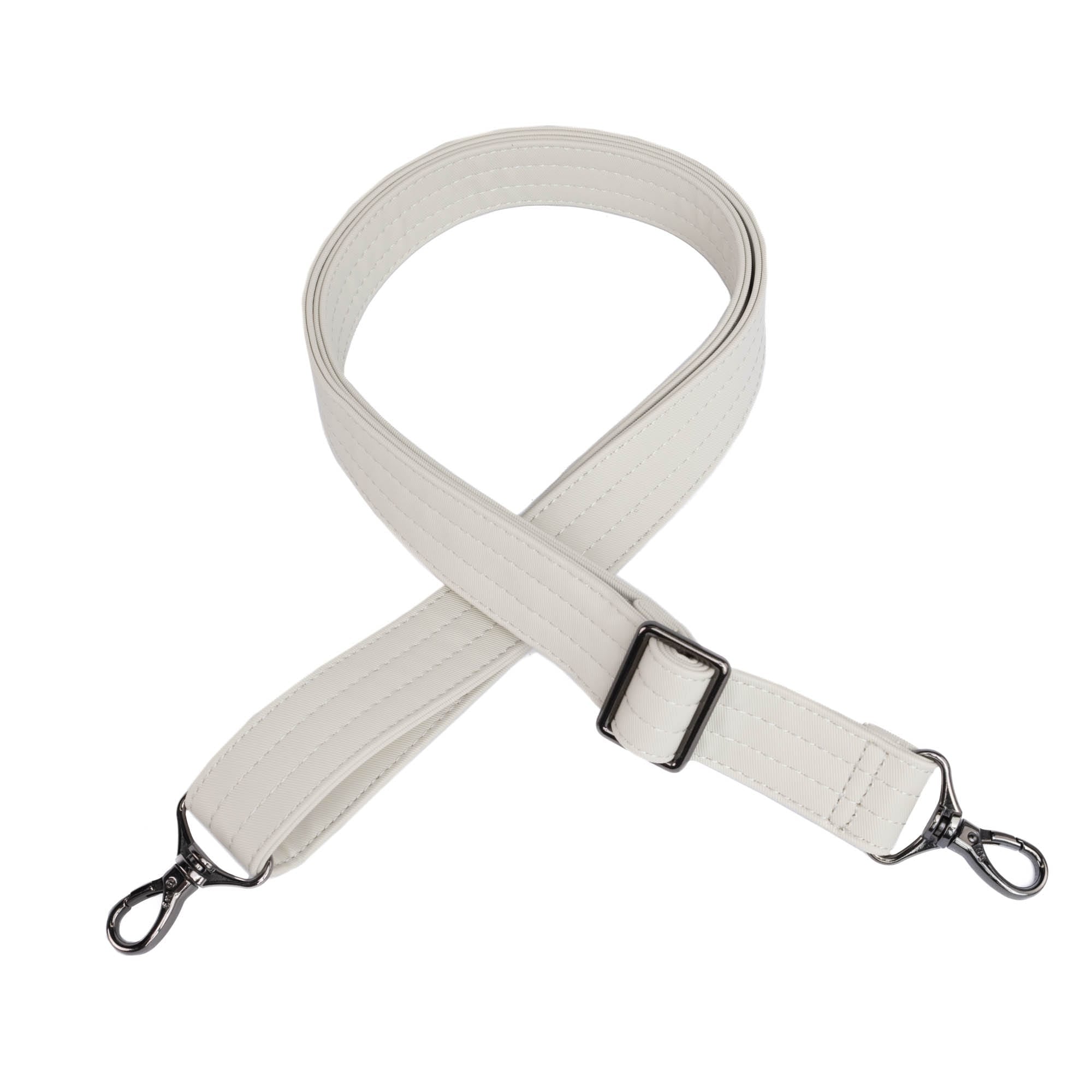 Adjustable Satin Luxe VL Bag Strap - 1.25" - PEBBLE - Strap_1.25_SatinLuxe_Pebble_01_9204e50f-d9e6-49fb-8837-59a9d6ac4f58