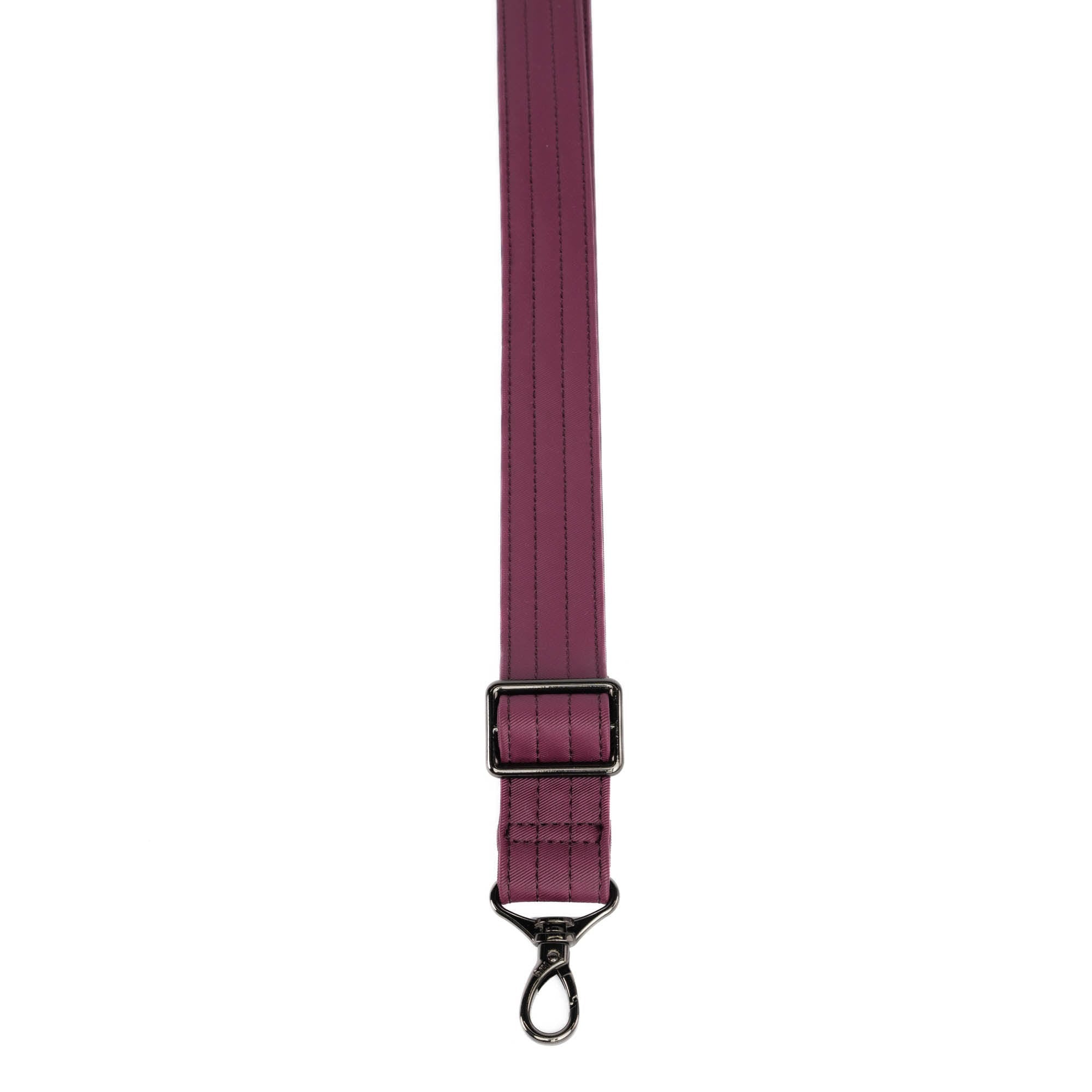 Adjustable Satin Luxe VL Bag Strap - 1.25" - WINE - Strap_1.25_SatinLuxe_Wine_02