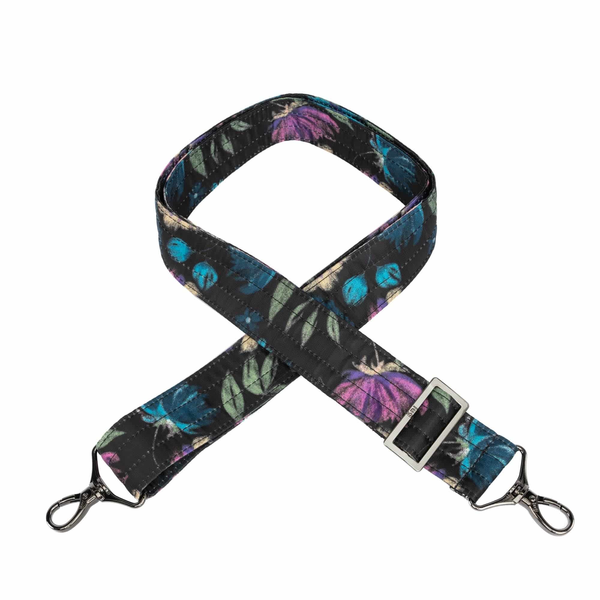Adjustable Classic Bag Strap - 1.5" - BLOOM BLACK - Strap_1.5_Classic_BloomBlack_01