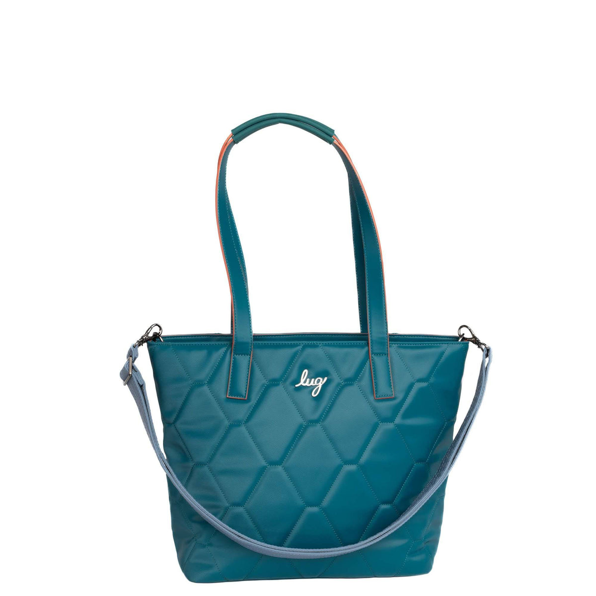 Adjustable Webbed Satin Luxe VL Bag Strap - 1.5&quot; - BLUE MOON - Strap_1.5_SatinLuxe_BlueMoon_03_webbed