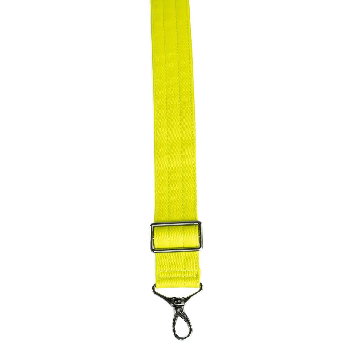 Adjustable Webbed Satin Luxe VL Bag Strap - 1.5&quot; - LEMON LIME - Strap_1.5_SatinLuxe_LemonLime_02_webbed