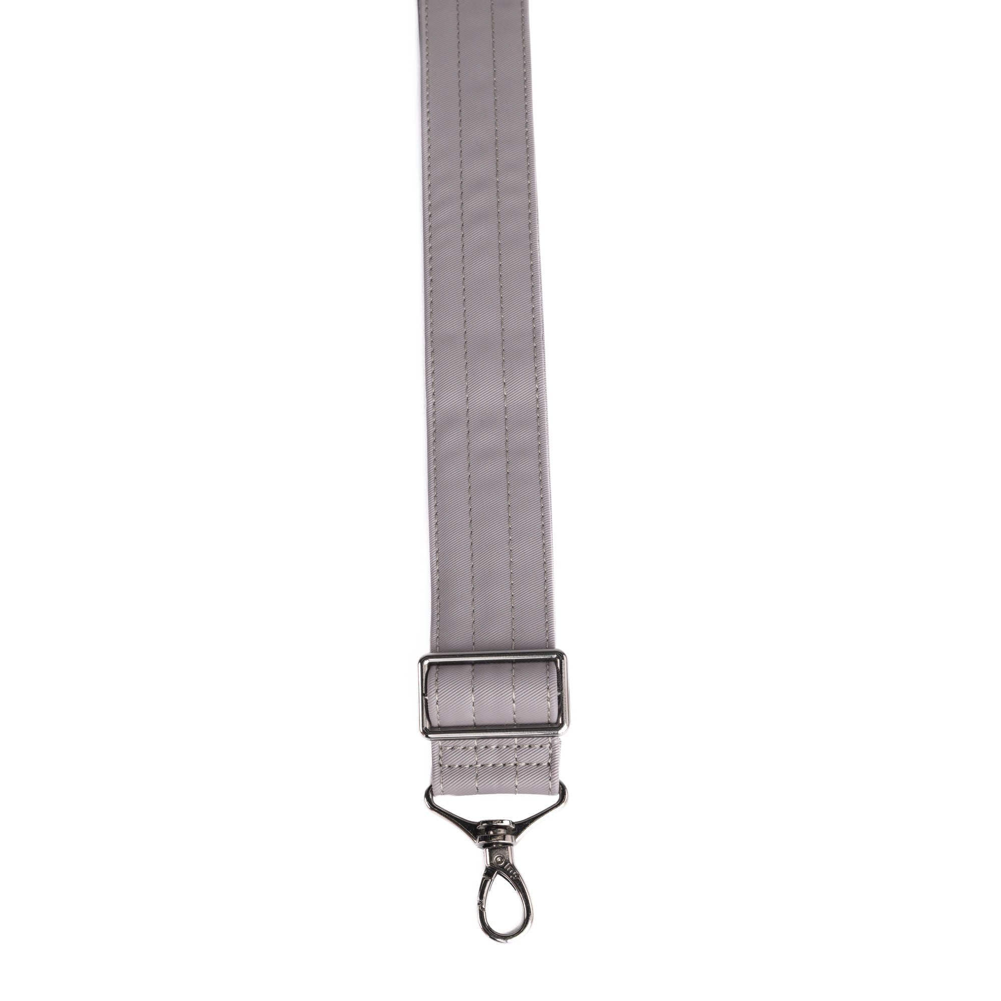 Adjustable Webbed Satin Luxe VL Bag Strap - 1.5" - PEARL - Strap_1.5_SatinLuxe_Pearl_02_webbed