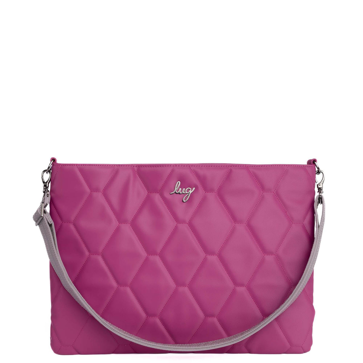 Adjustable Webbed Satin Luxe VL Bag Strap - 1.5&quot; - PEARL - Strap_1.5_SatinLuxe_Pearl_03_webbed