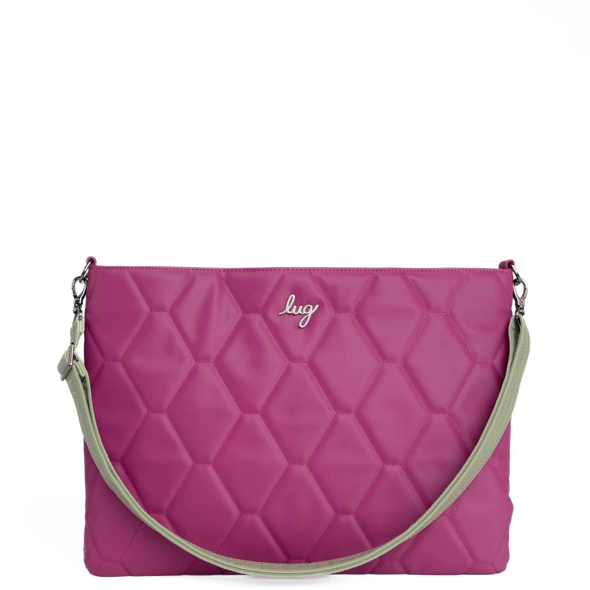 Adjustable Webbed Satin Luxe VL Bag Strap - 1.5" - SAGE GREEN - Strap_1.5_SatinLuxe_SageGreen_03_webbed