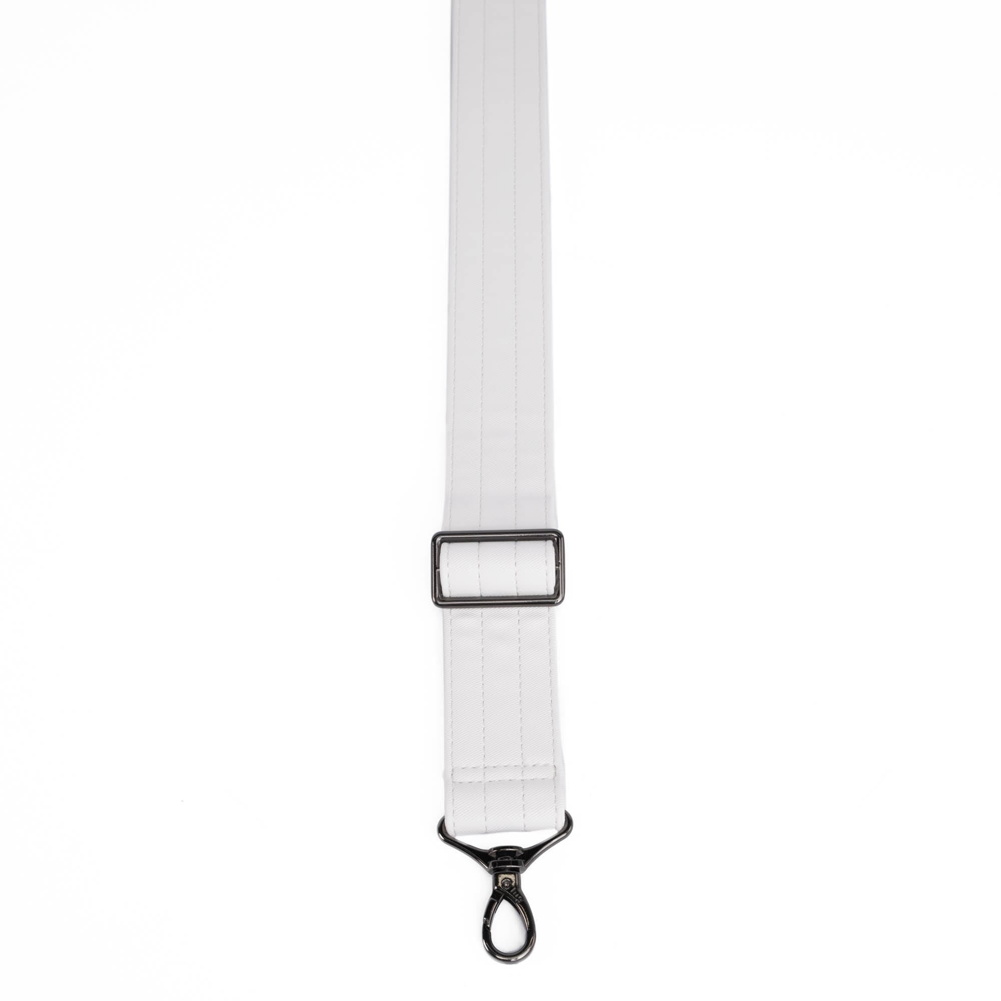 Adjustable Satin Luxe VL Bag Strap - 1.5" - WHITE - Strap_1.5_SatinLuxe_White_02