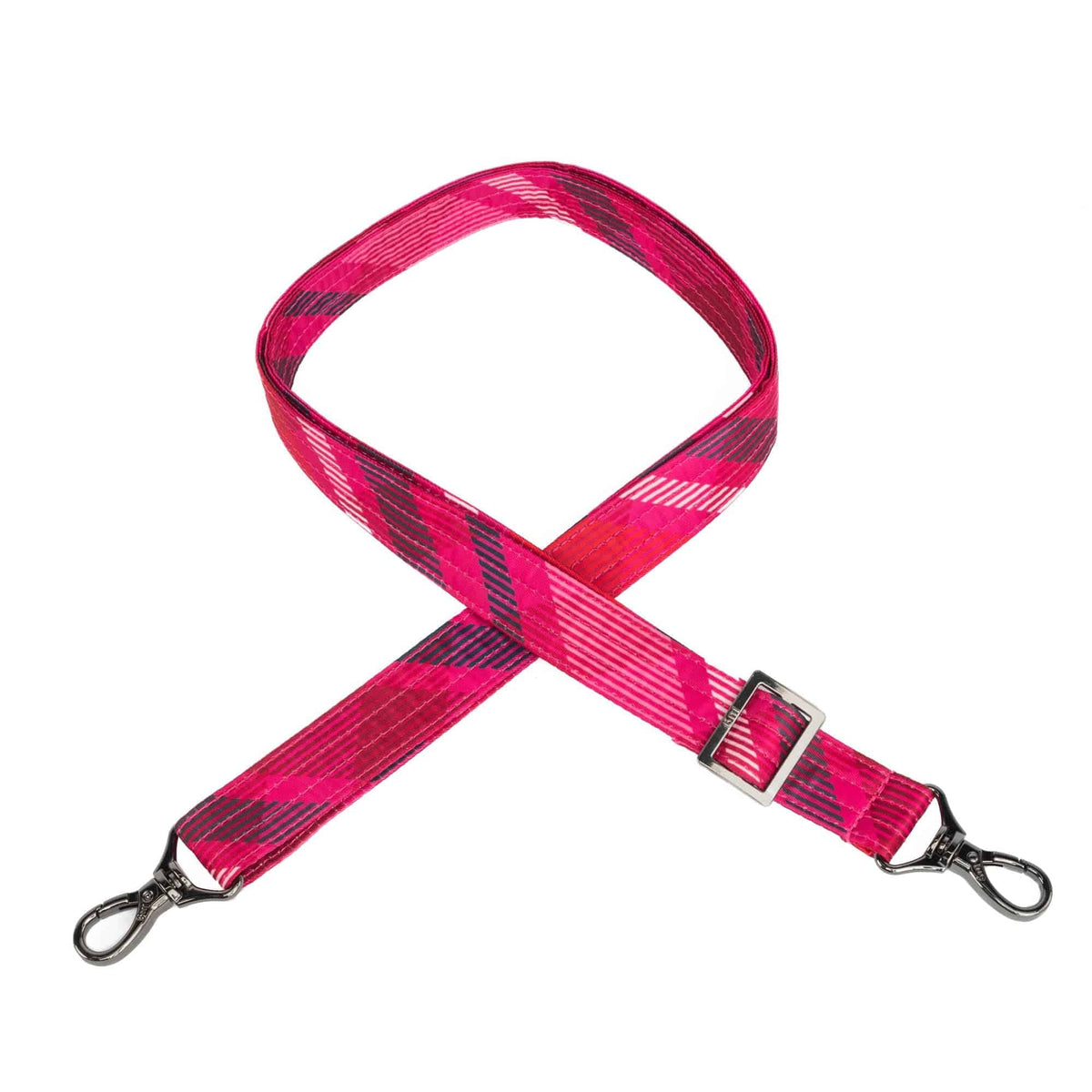 Adjustable Classic Bag Strap - 1&quot; - BERRY PLAID - Strap_1_Classic_BerryPlaid_01