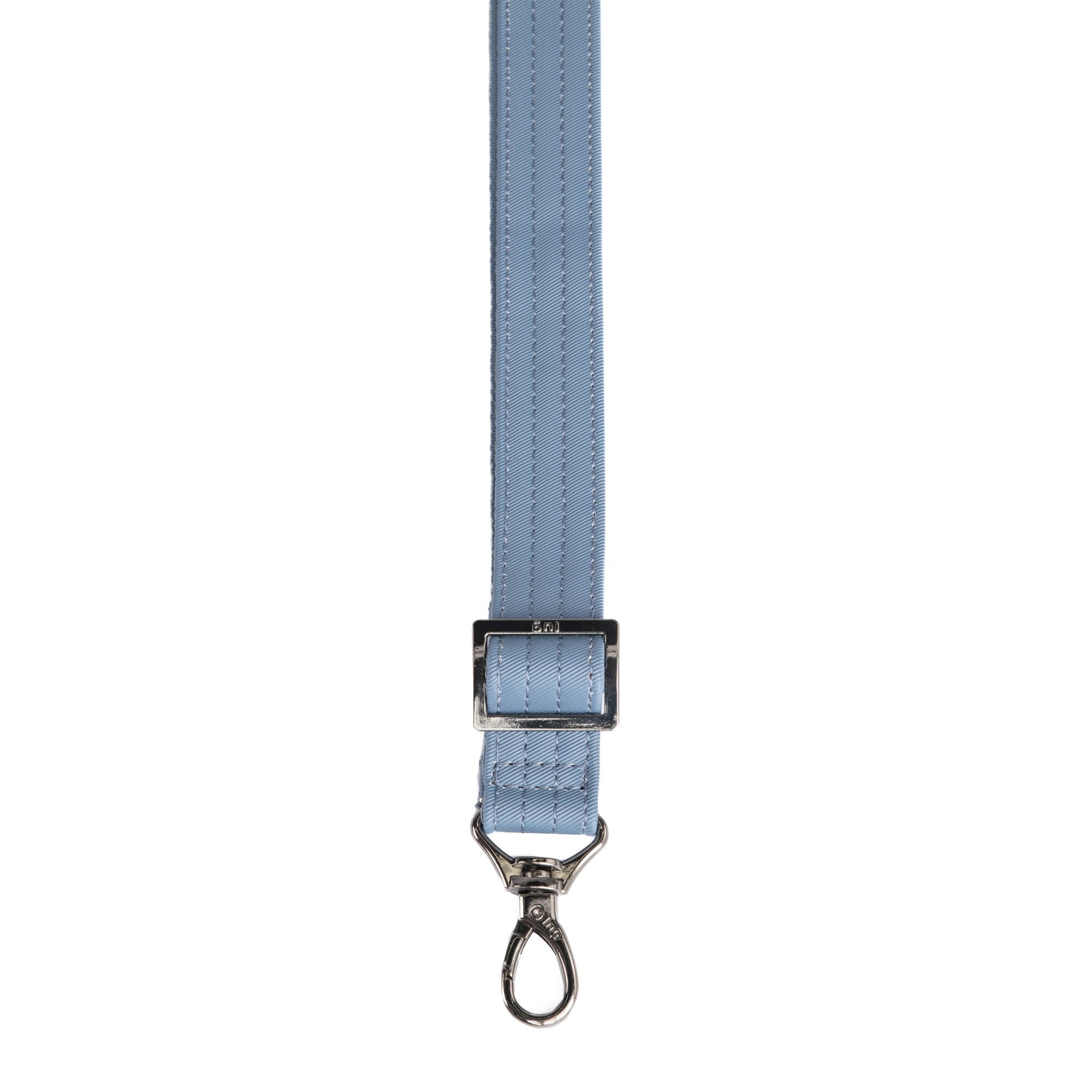 Adjustable Webbed Satin Luxe VL Bag Strap - 1" - BLUE MOON - Strap_1_SatinLuxe_BlueMoon_02