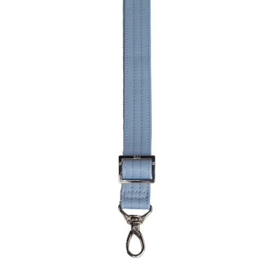 Adjustable Webbed Satin Luxe VL Bag Strap - 1" - BLUE MOON - Strap_1_SatinLuxe_BlueMoon_02