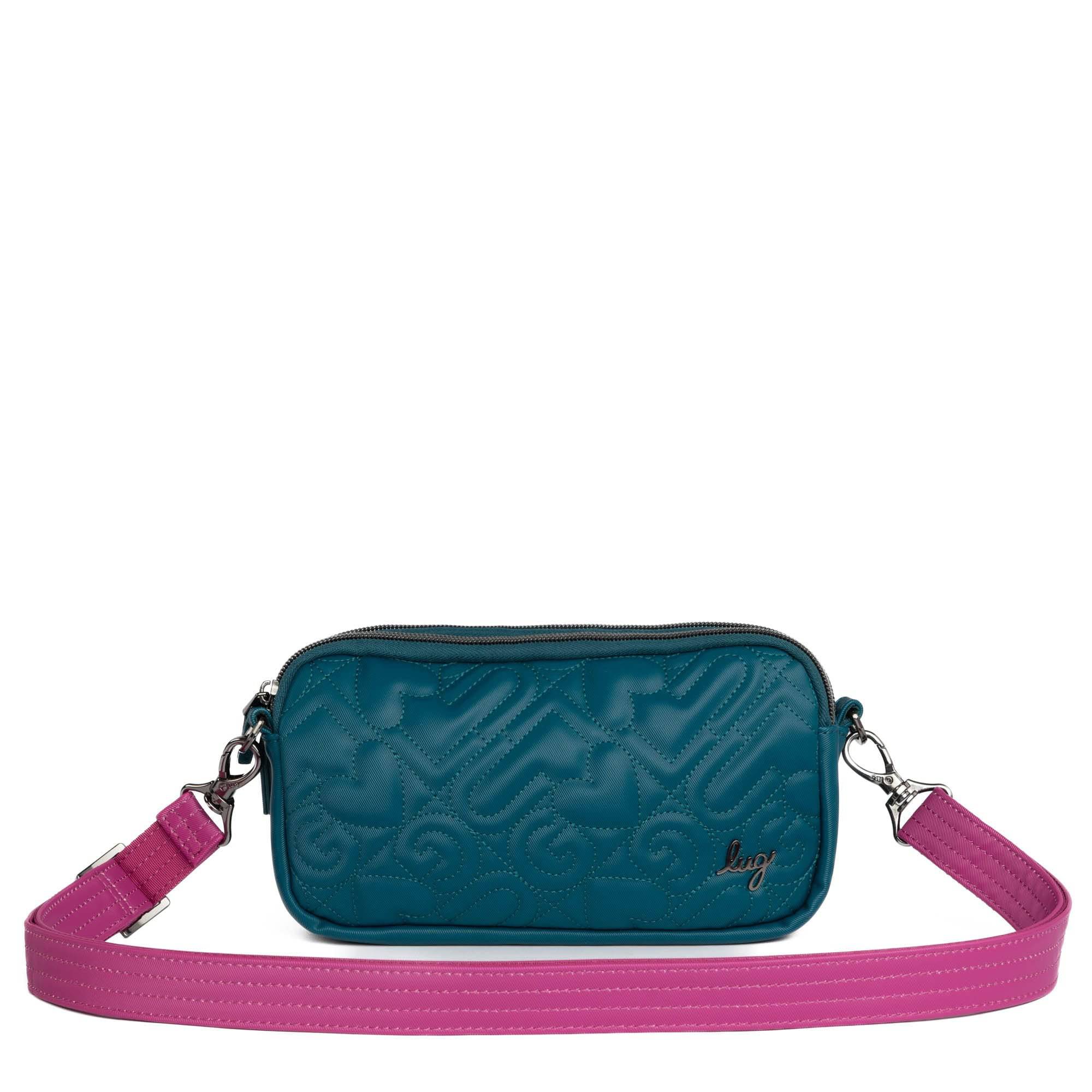 Adjustable Webbed Satin Luxe VL Bag Strap - 1" - ORCHID - Strap_1_SatinLuxe_Orchid_03