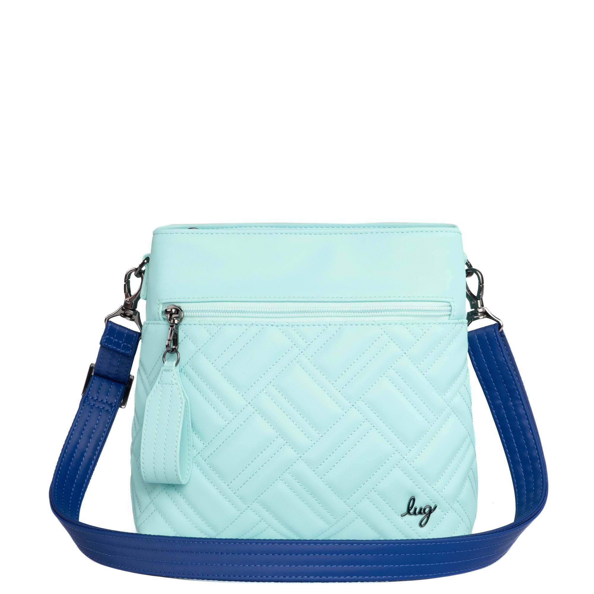 Adjustable Webbed Satin Luxe VL Bag Strap - 1" - SAPPHIRE - Strap_1_SatinLuxe_Sapphire_03