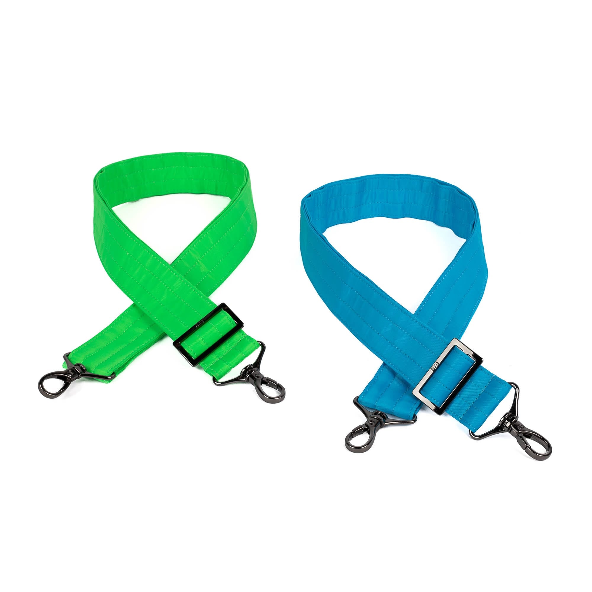 Adjustable 2pc Bag Straps - 1.5" - LIME SKY - Strap_Lime_Sky_01