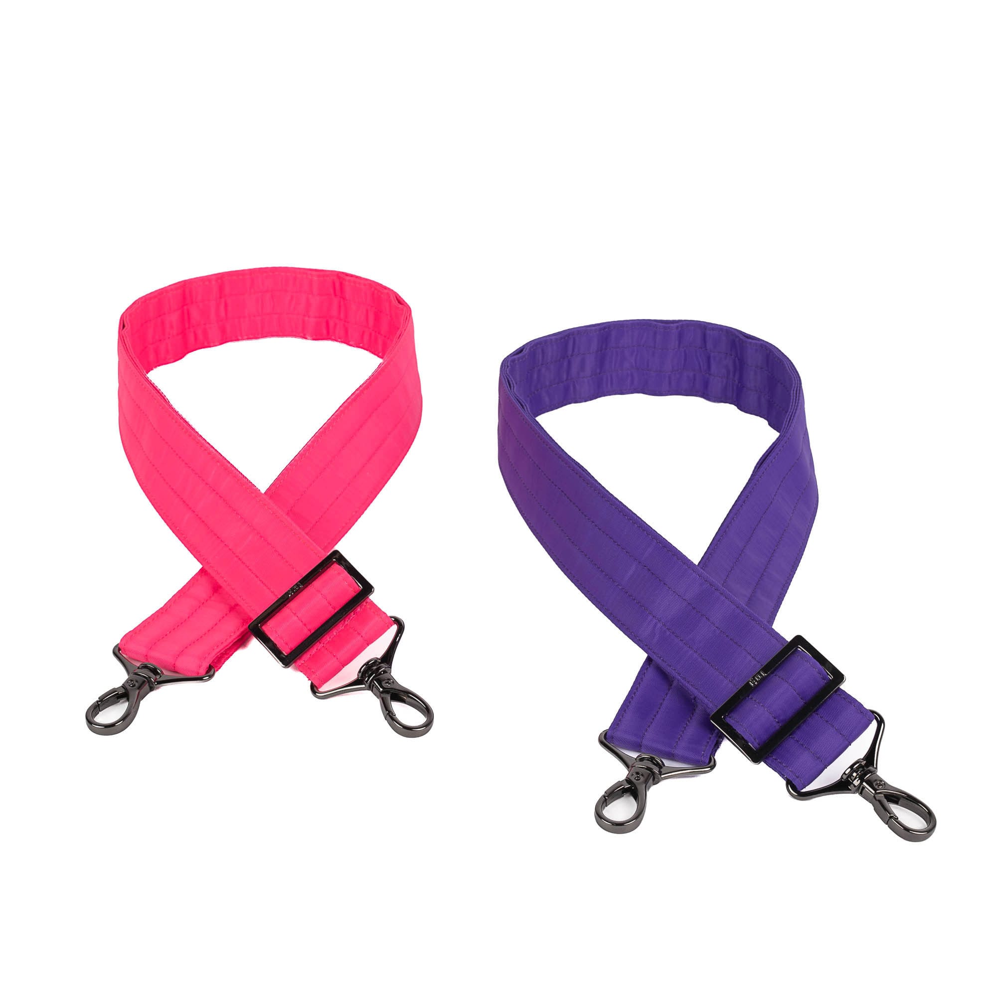 Adjustable 2pc Bag Straps - 1.5" - MAGENTA VIOLET - Strap_Magenta_Violet_01