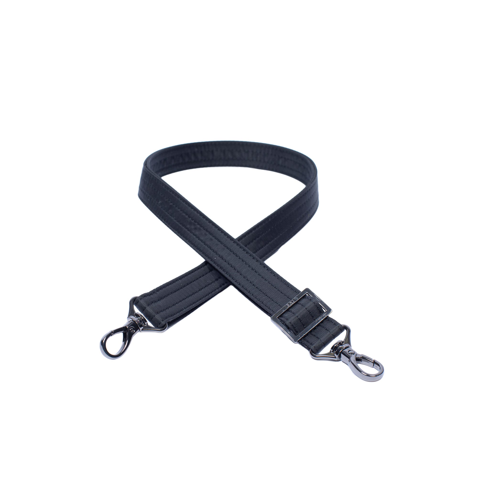 Adjustable Bag Strap - 1" - MIDNIGHT BLACK - StrapsFabric1__Midnight_01