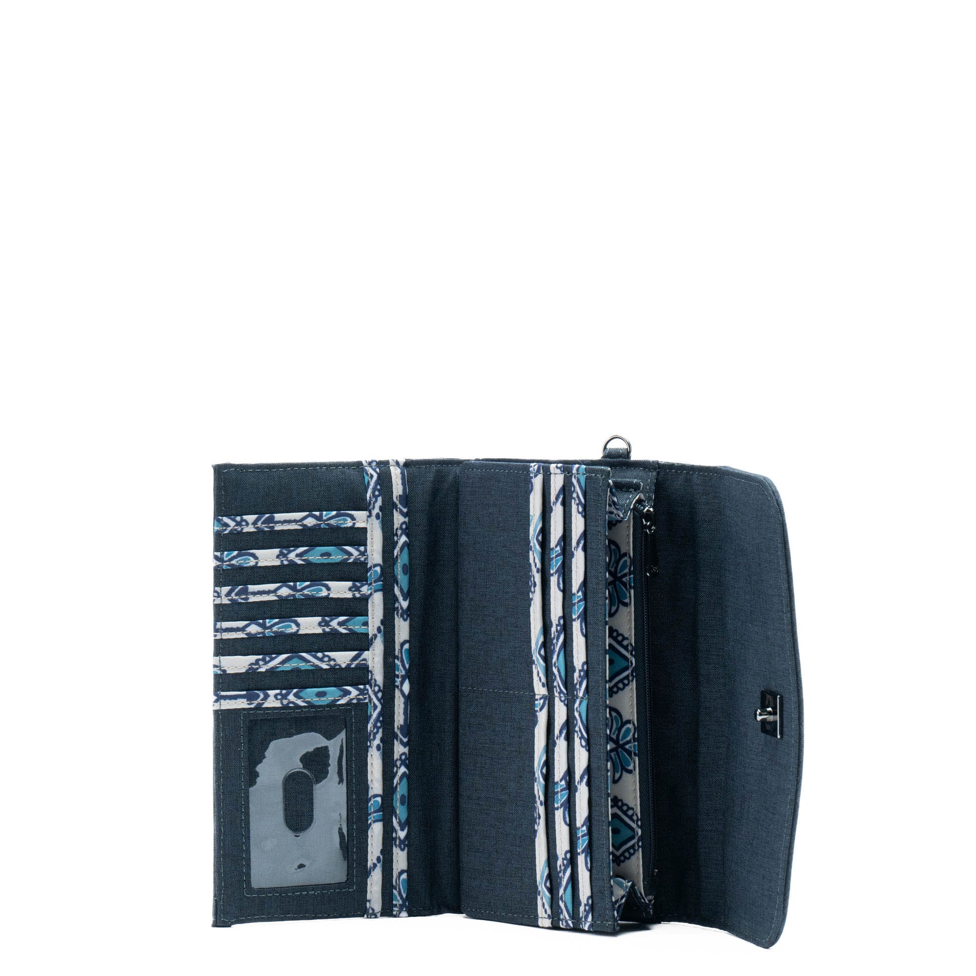 Stroll RFID Wristlet Wallet - HEATHER INDIGO - Stroll_HeatherIndigo_05
