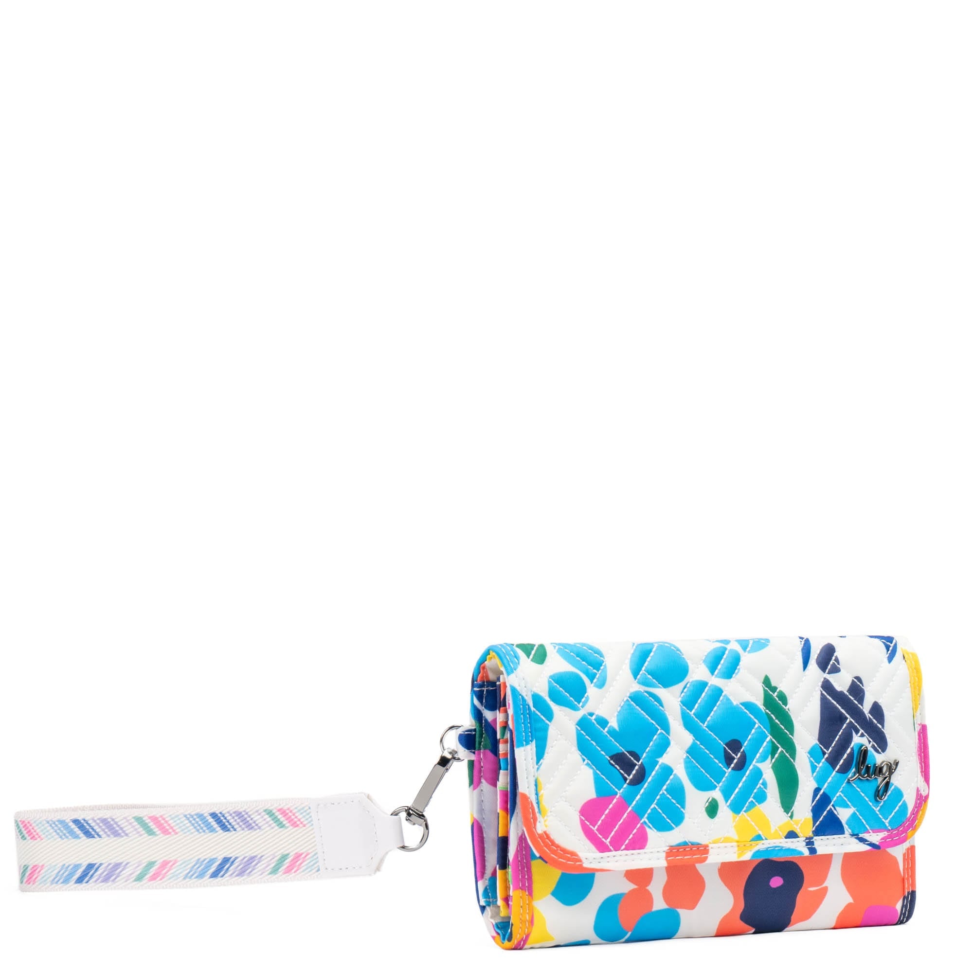 Stroll RFID Wristlet Wallet - WILDFLOWER BRIGHTS - Stroll_WildFlowerBrights_02
