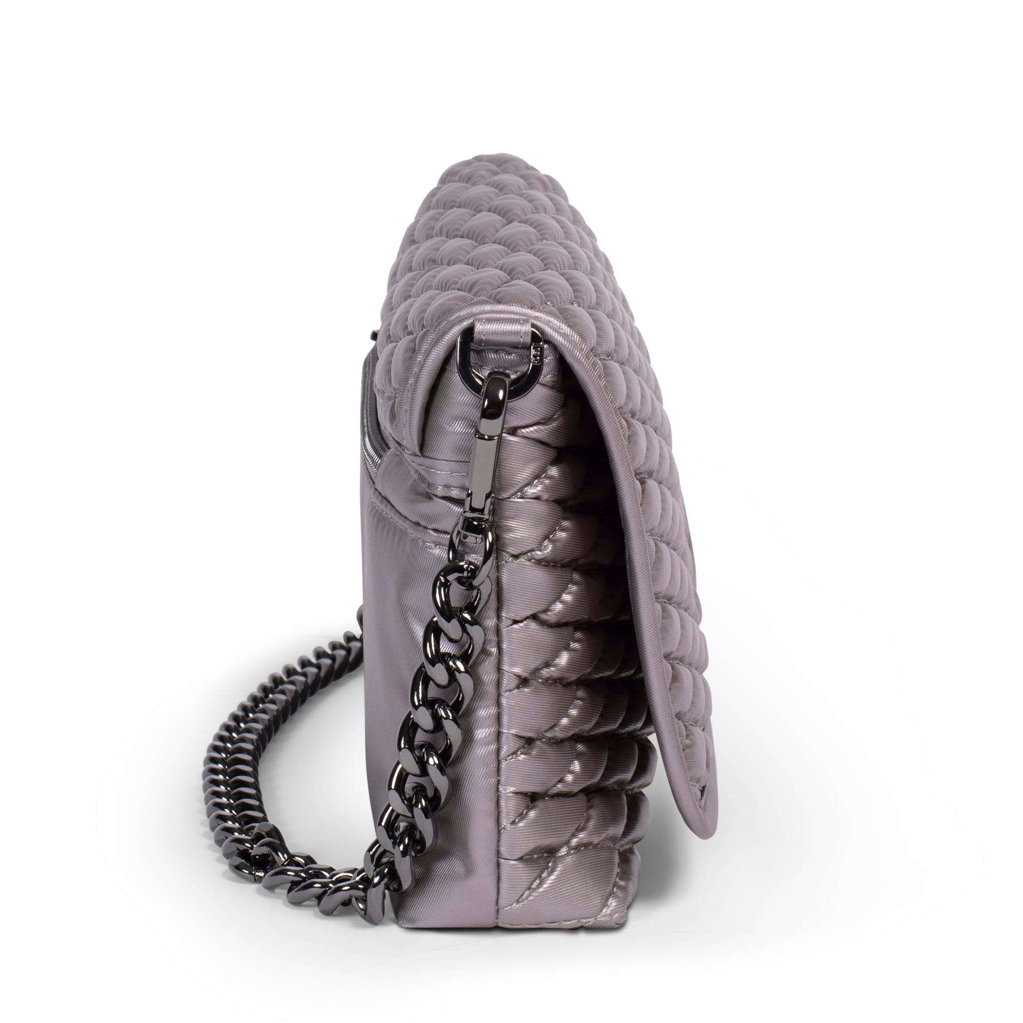 Strut Shoulder Bag - METALLIC PEARL - Strut_PearlMetallic_03_mrccet
