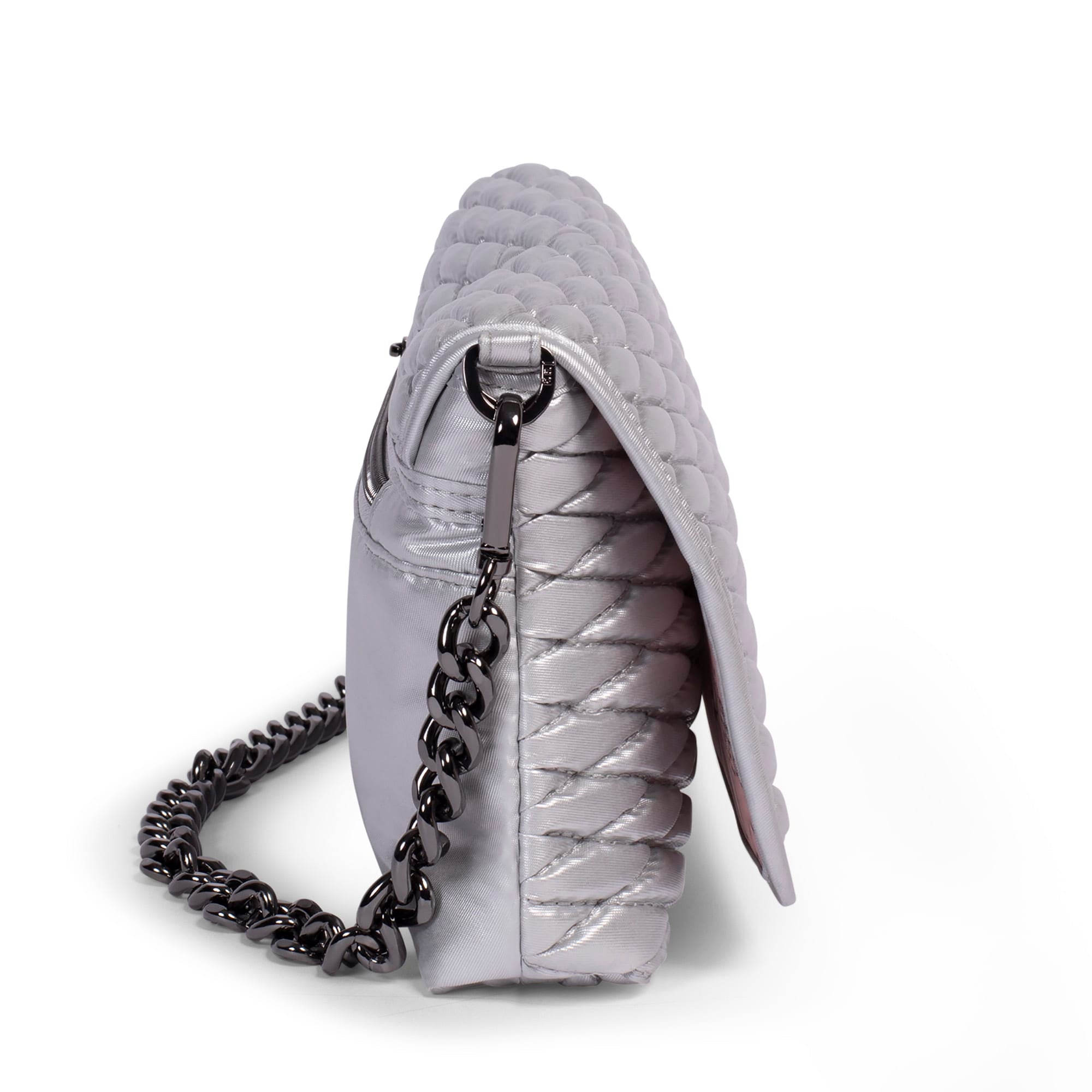 Strut Shoulder Bag - METALLIC SILVER - Strut_SilverMetallic_03_z2tdot