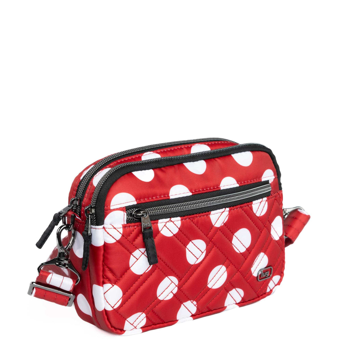 Super Coupe 2 Convertible Crossbody Bag - CRIMSON LARGE DOT - SuperCoupe2Classic_CrimsonDot_02