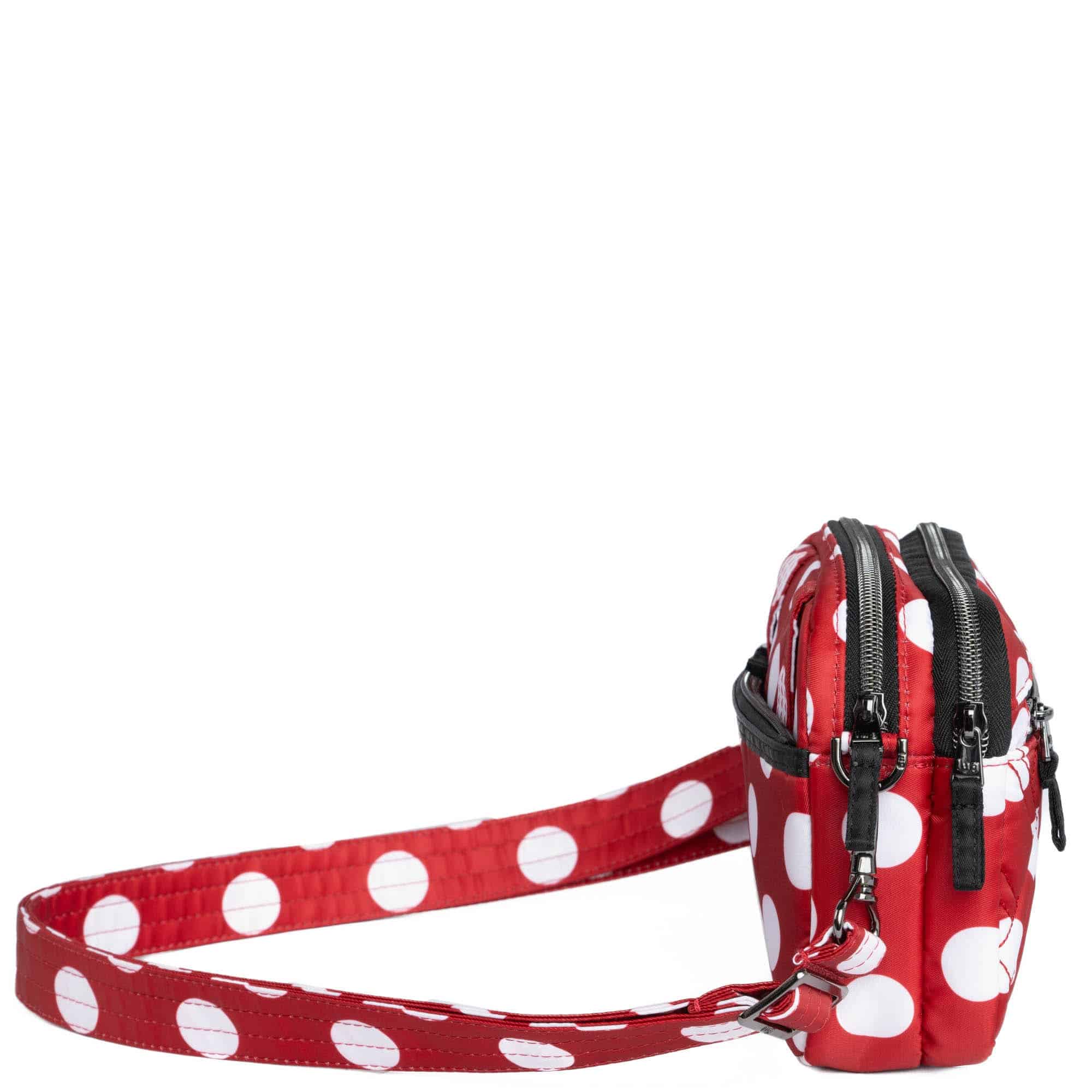 Super Coupe 2 Convertible Crossbody Bag - CRIMSON LARGE DOT - SuperCoupe2Classic_CrimsonDot_03