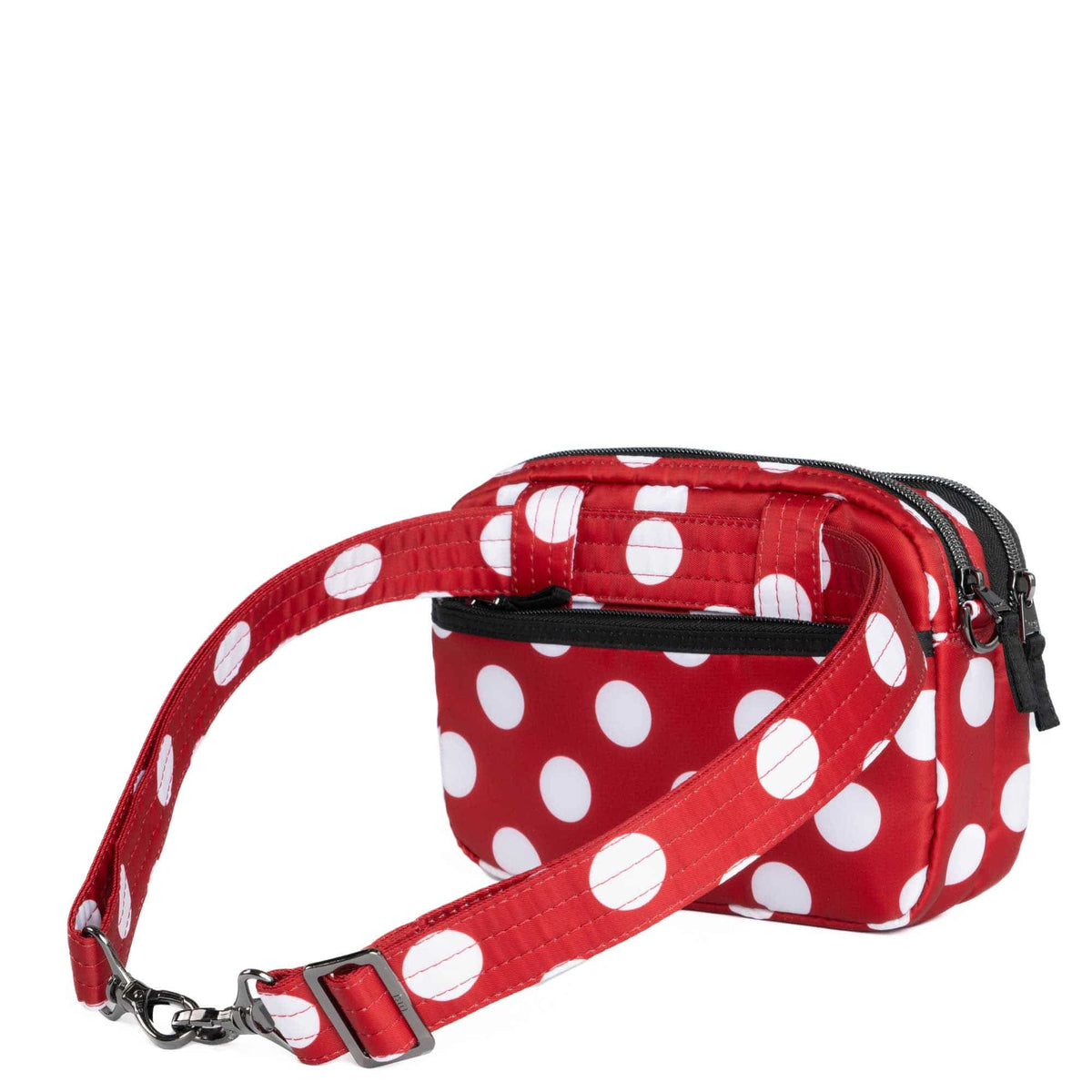 Super Coupe 2 Convertible Crossbody Bag - CRIMSON LARGE DOT - SuperCoupe2Classic_CrimsonDot_04