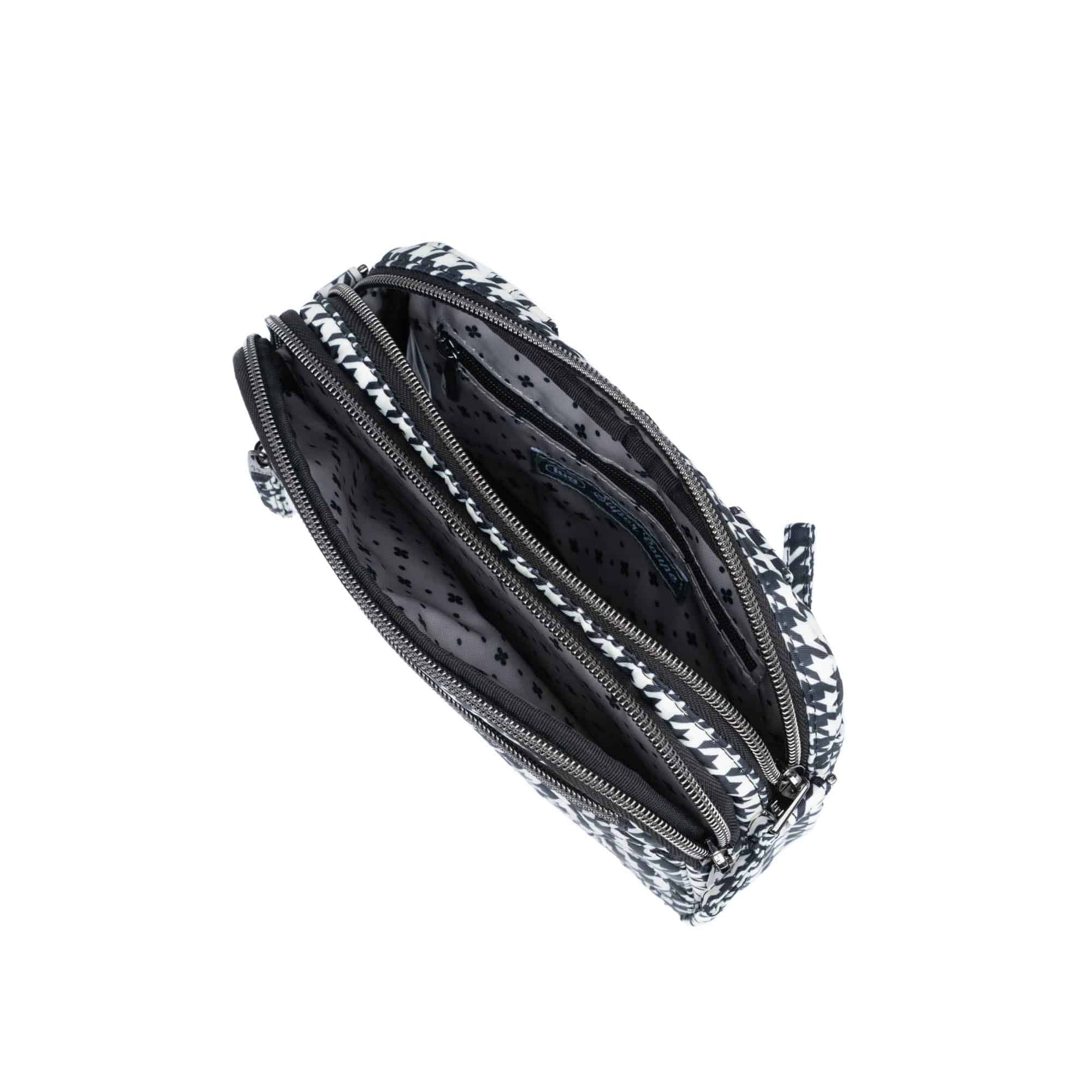 Super Coupe 2 Convertible Crossbody Bag - MICRO HOUNDSTOOTH BLACK - SuperCoupe2Classic_MicroHoundstoothBlack_05