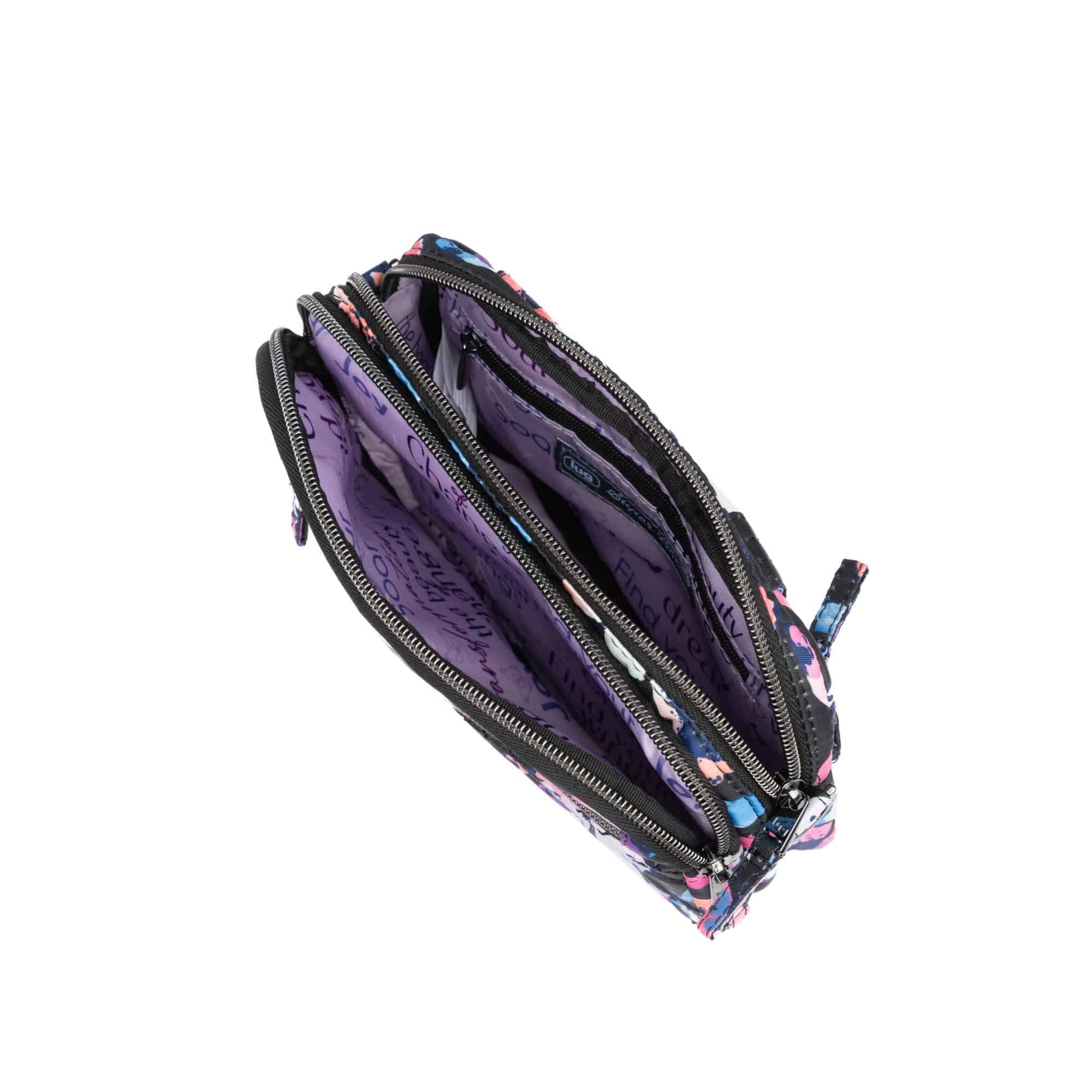 Super Coupe 2 Convertible Crossbody Bag - WATERCOLOR BUTTERFLIES - SuperCoupe2Classic_WatercolourButterflies_05