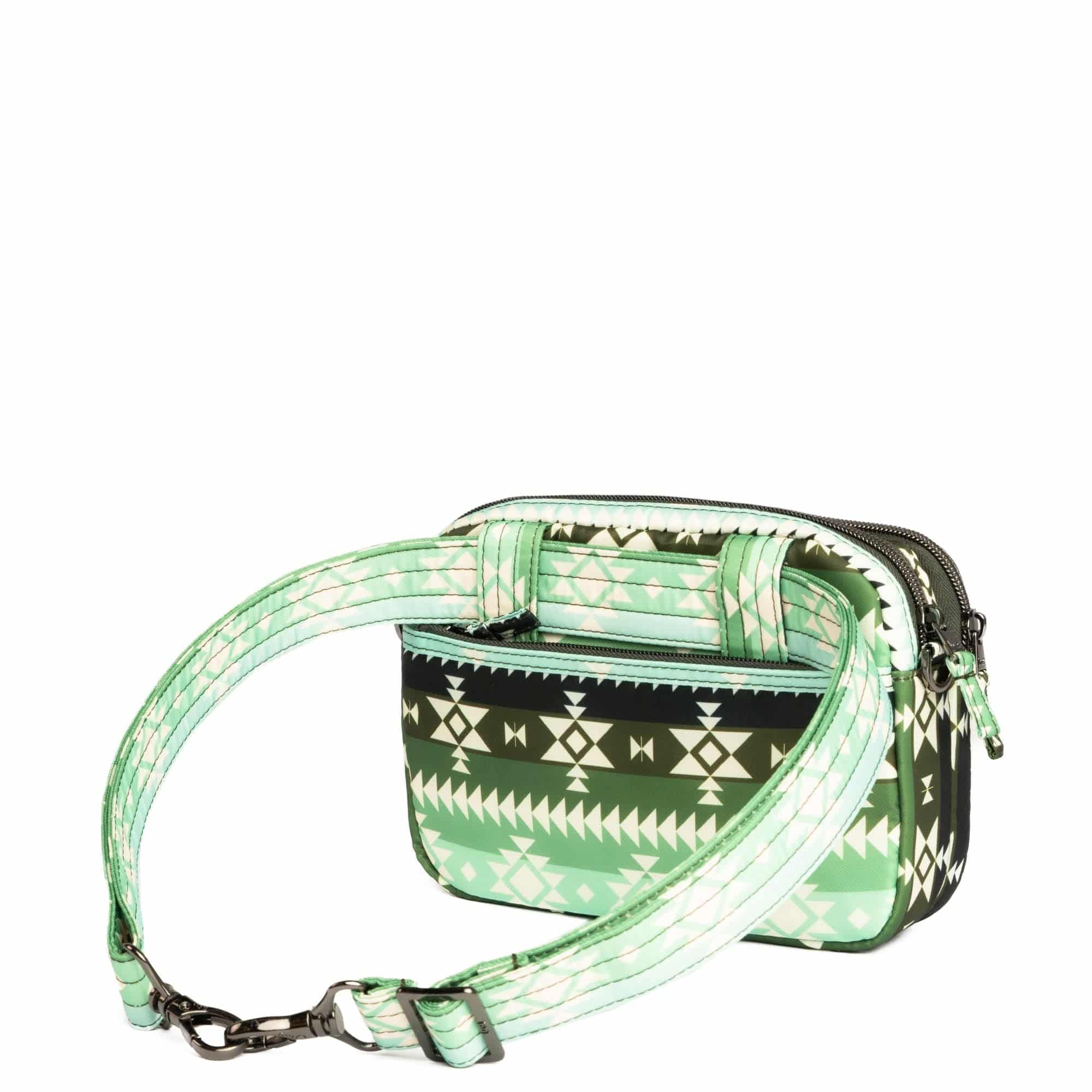 Guild Collection Classic Super Coupe 2 Crossbody Bag - SOUTHWEST GEESE GREEN - SuperCoupe2MD_SouthwestGeeseGreen_04
