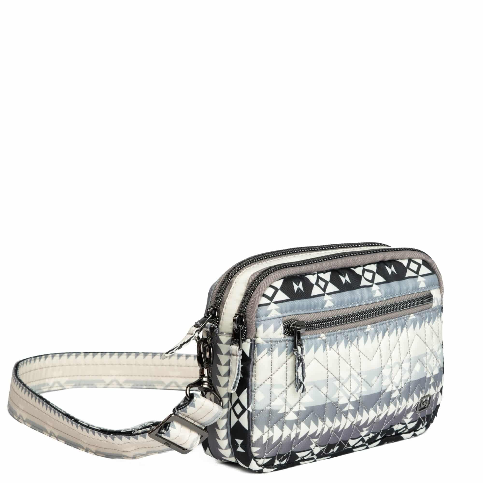 Guild Collection Classic Super Coupe 2 Crossbody Bag - SOUTHWEST GEESE GREY - SuperCoupe2MD_SouthwestGeeseGrey_02