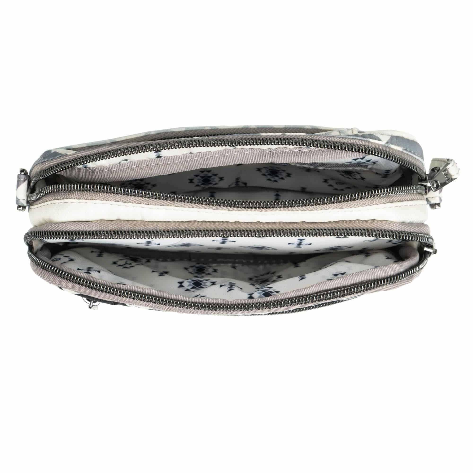 Guild Collection Classic Super Coupe 2 Crossbody Bag - SOUTHWEST GEESE GREY - SuperCoupe2MD_SouthwestGeeseGrey_05