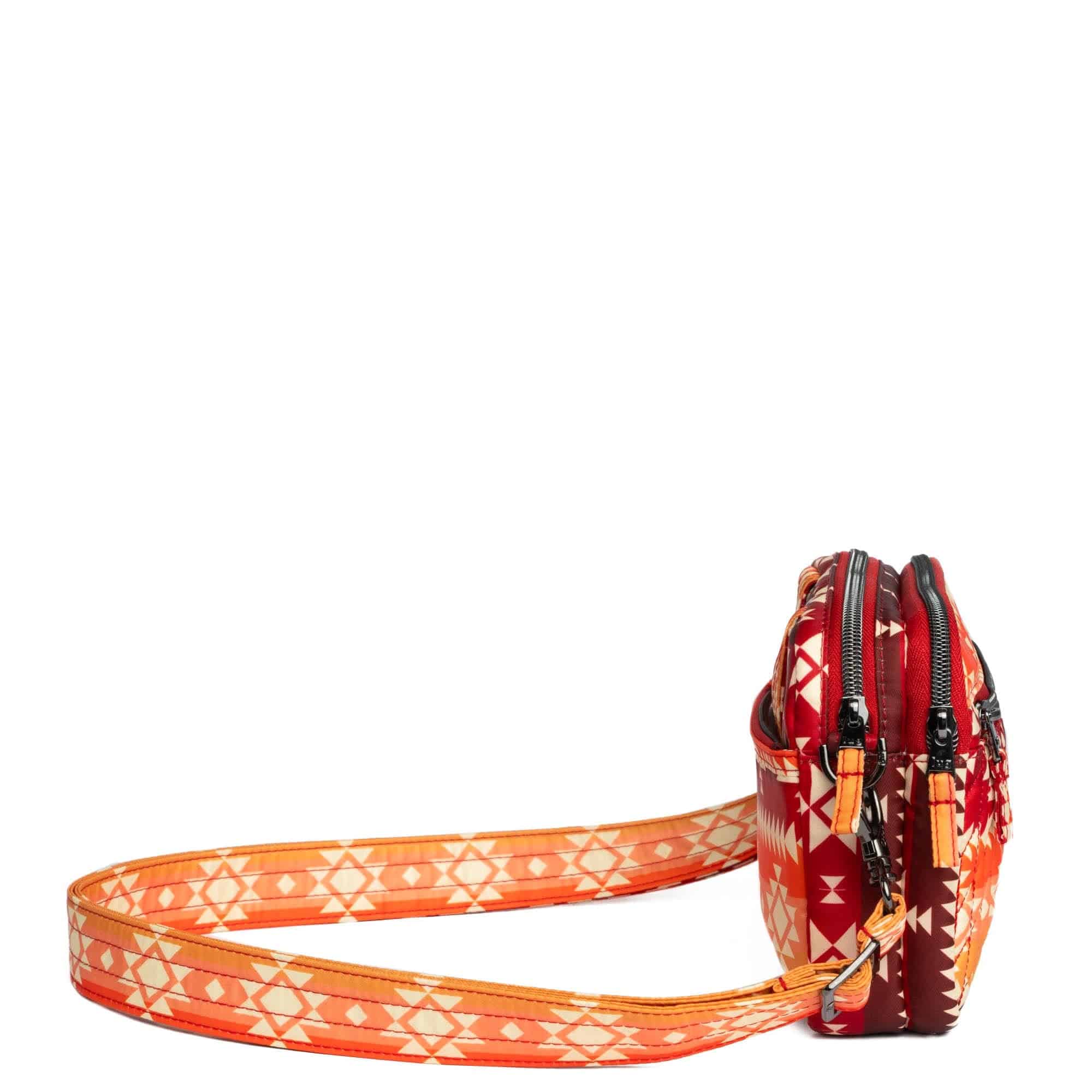 Guild Collection Classic Super Coupe 2 Crossbody Bag - SOUTHWEST GEESE RED - SuperCoupe2MD_SouthwestGeeseRed_03