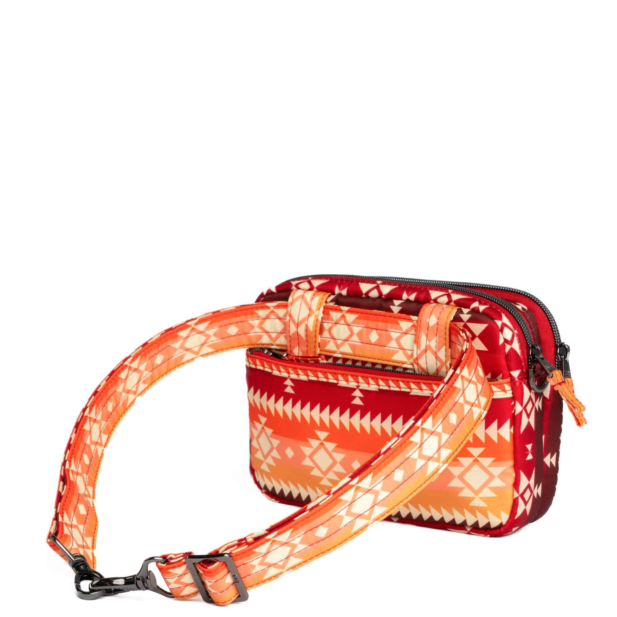 Guild Collection Classic Super Coupe 2 Crossbody Bag - SOUTHWEST GEESE RED - SuperCoupe2MD_SouthwestGeeseRed_04