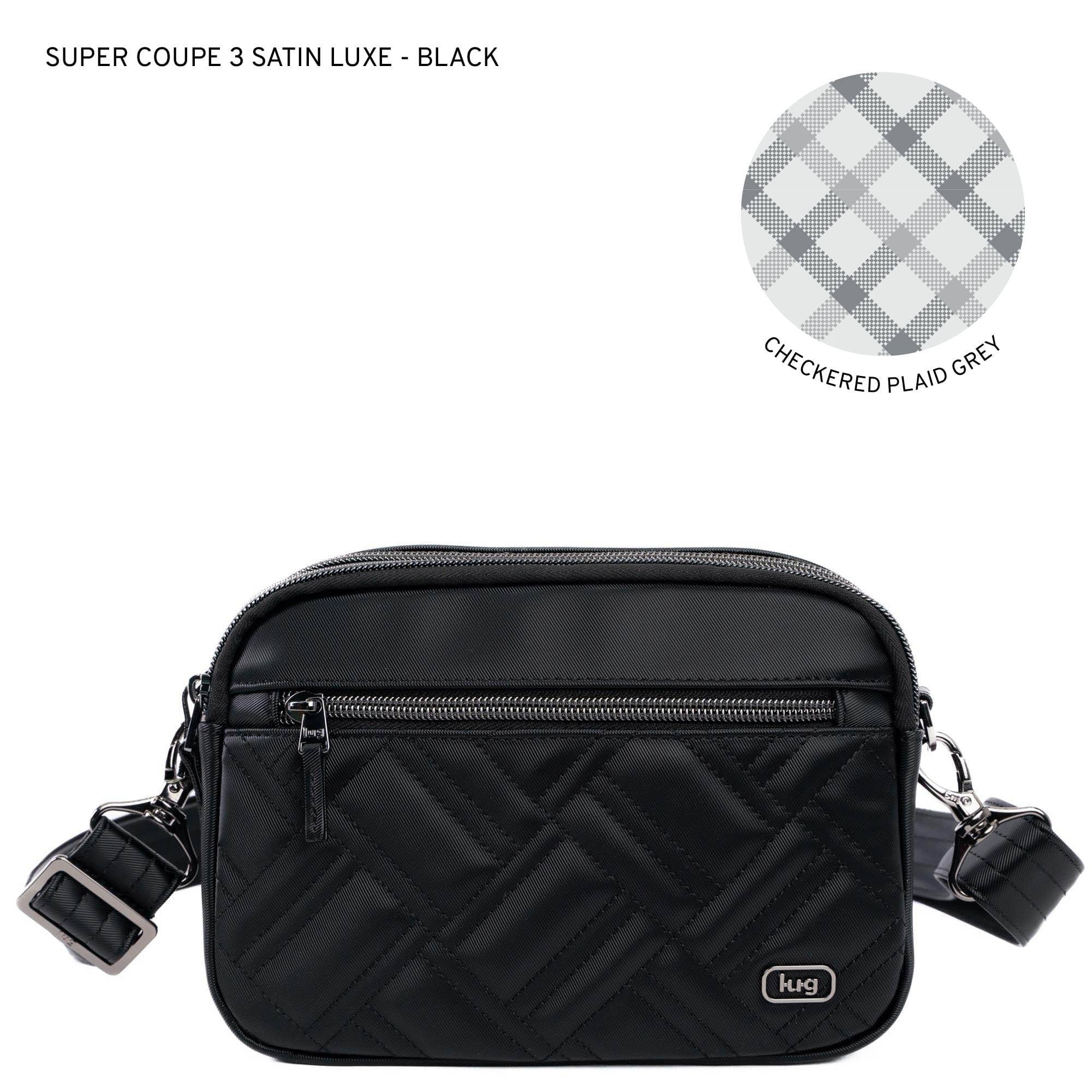Super Coupe 3 Satin Luxe Convertible Crossbody Bag - BLACK - SuperCoupe2SL_Black_3225e28e-542c-4e00-bf18-9695b8880a4f